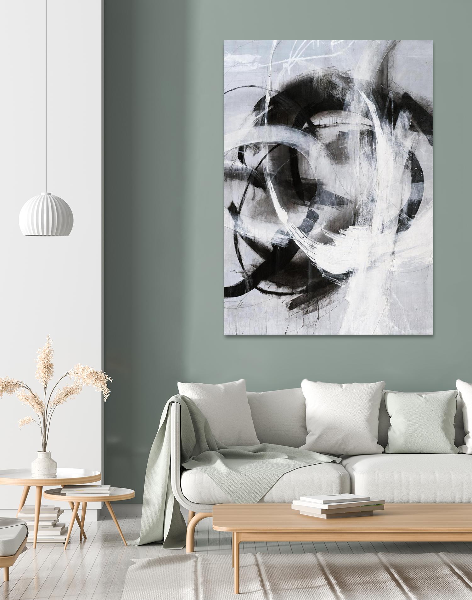No Turning Radius by Daleno Art on GIANT ART - white abstract