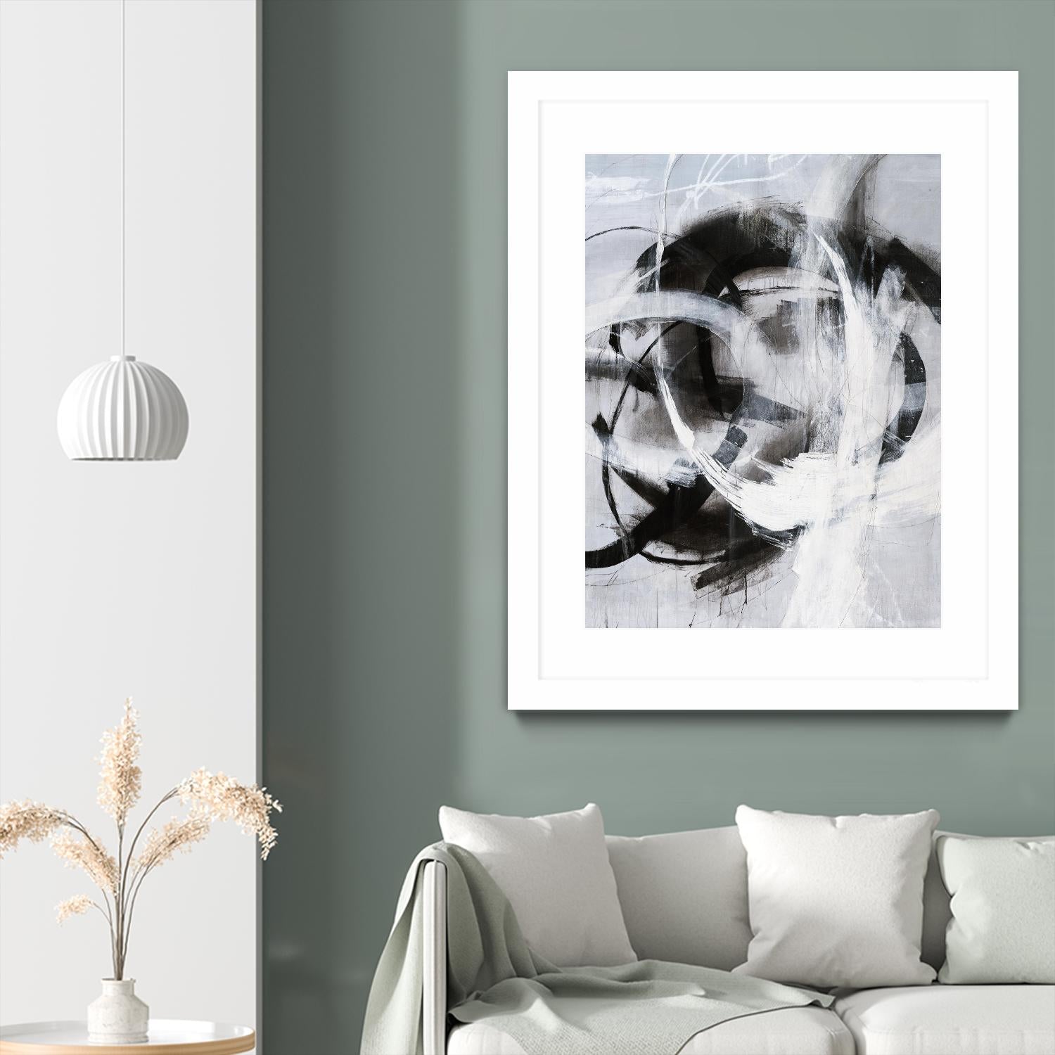 No Turning Radius by Daleno Art on GIANT ART - white abstract