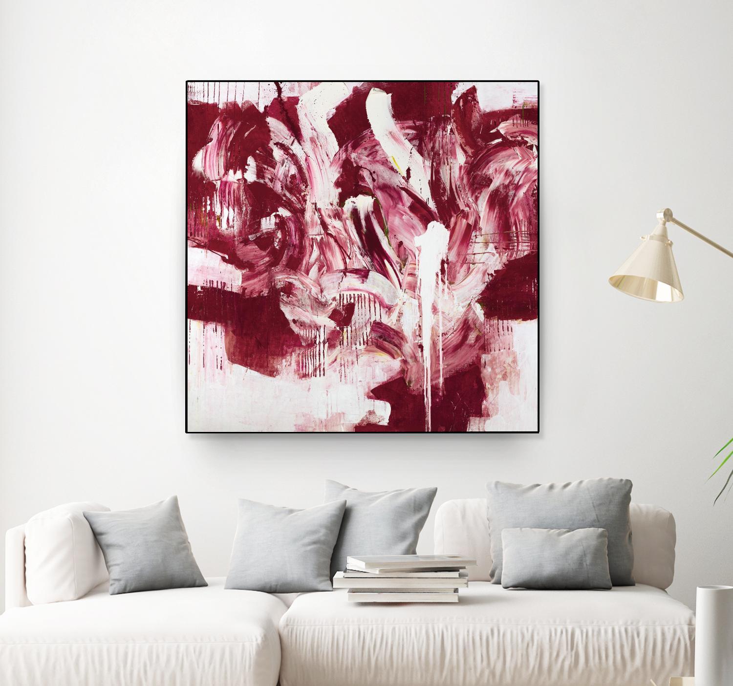 Shirley Shake by Daleno Art on GIANT ART - red abstract abstrait
