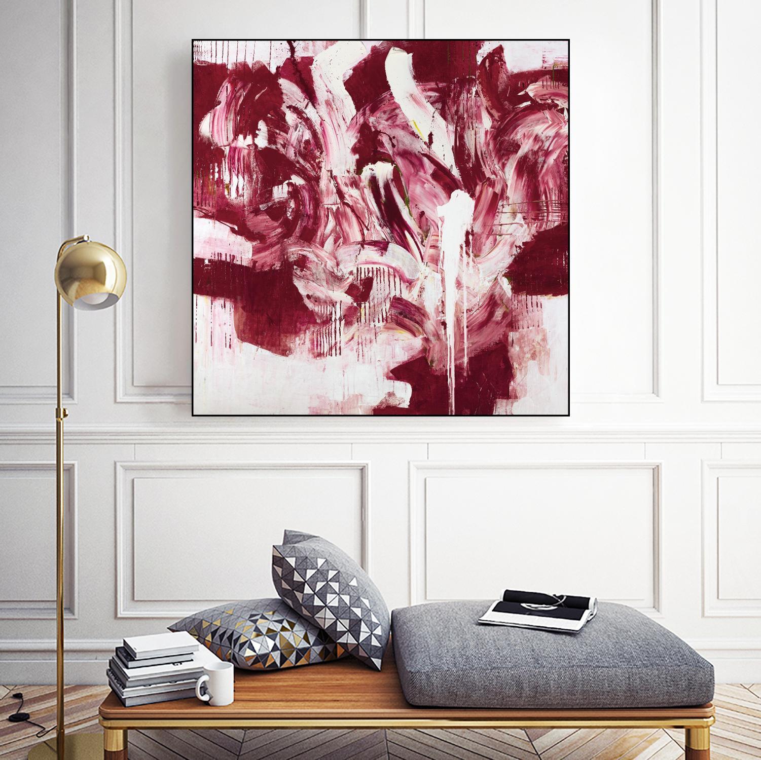 Shirley Shake by Daleno Art on GIANT ART - red abstract abstrait