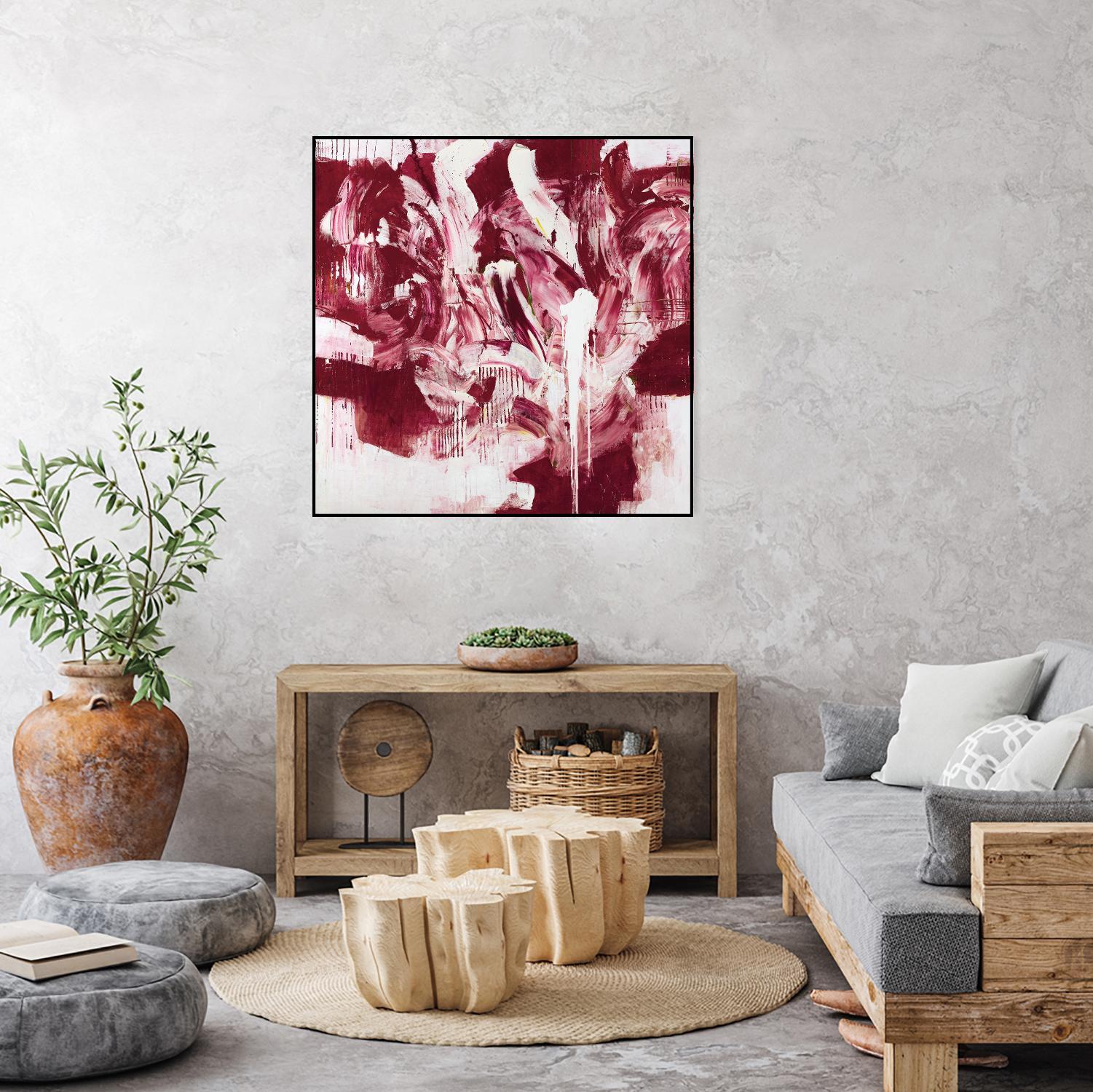 Shirley Shake by Daleno Art on GIANT ART - red abstract abstrait