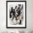 Cliff Divers by Daleno Art on GIANT ART - red abstract abstrait