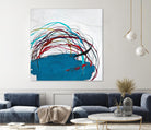 Thimble and Twine by Daleno Art on GIANT ART - red abstract abstrait