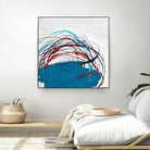 Thimble and Twine by Daleno Art on GIANT ART - red abstract abstrait