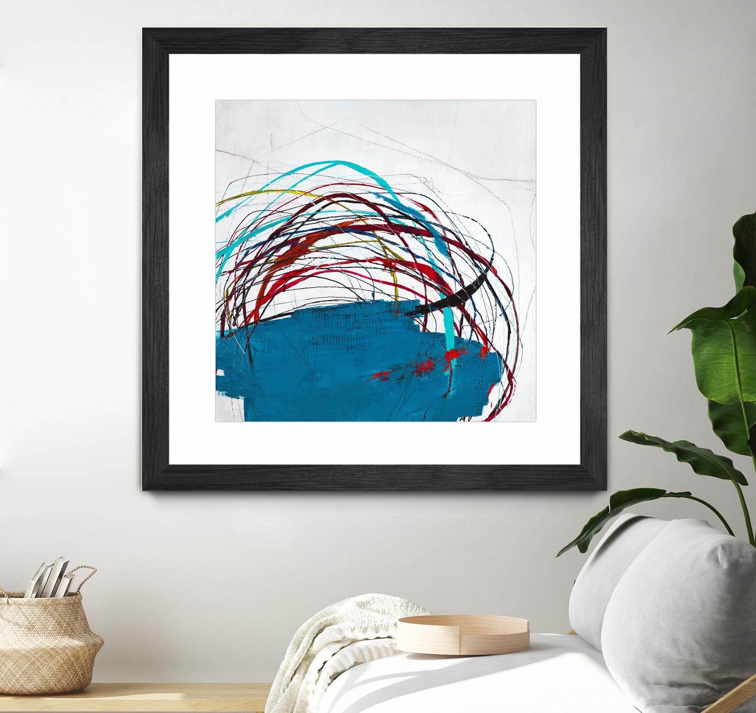 Thimble and Twine by Daleno Art on GIANT ART - red abstract abstrait