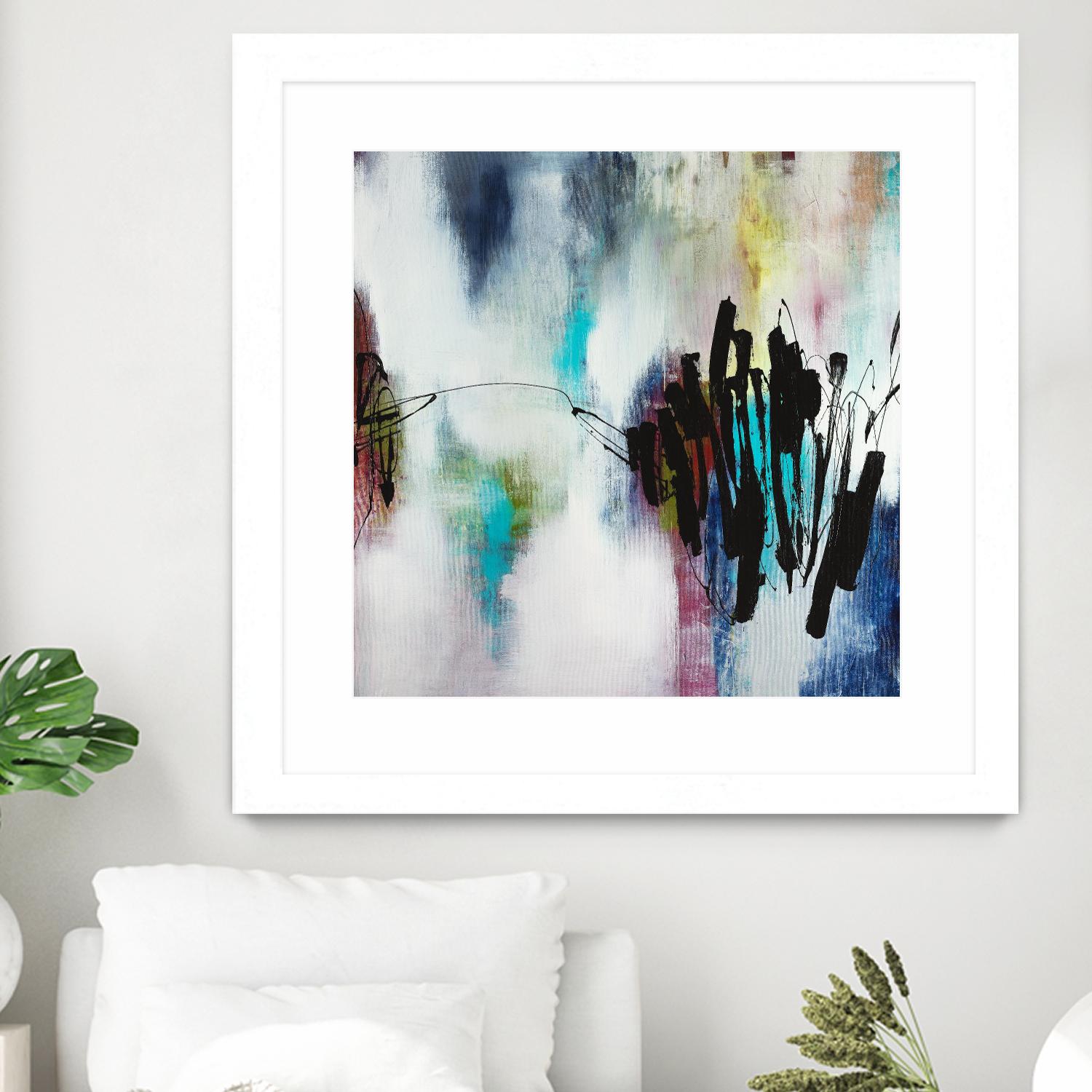 Disruptive Connection by Daleno Art on GIANT ART - pink abstract abstrait