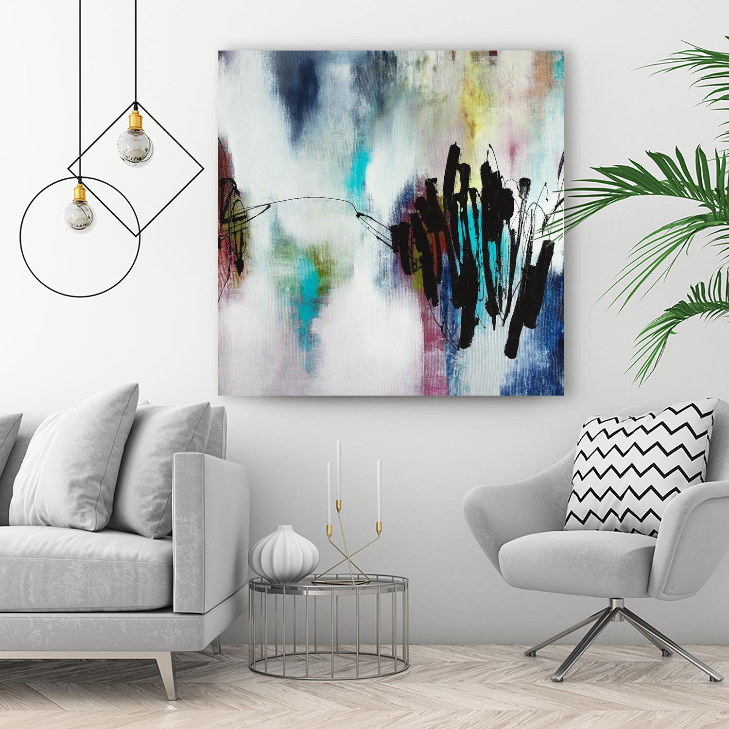 Disruptive Connection by Daleno Art on GIANT ART - pink abstract abstrait