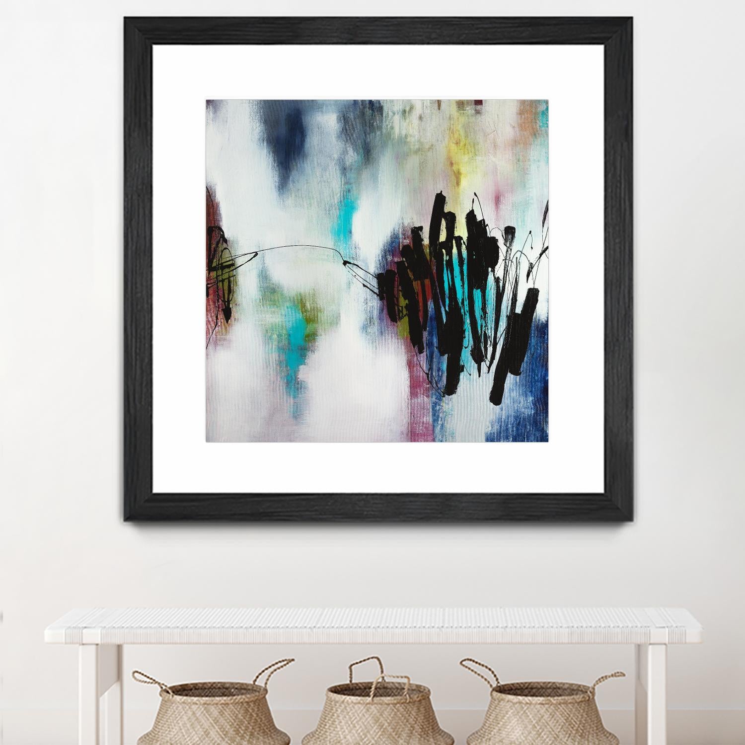 Disruptive Connection by Daleno Art on GIANT ART - pink abstract abstrait