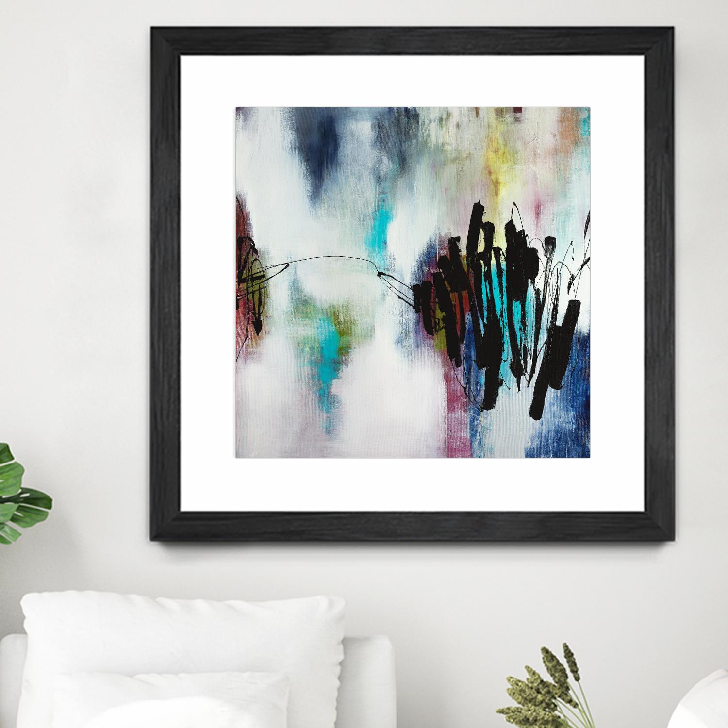 Disruptive Connection by Daleno Art on GIANT ART - pink abstract abstrait