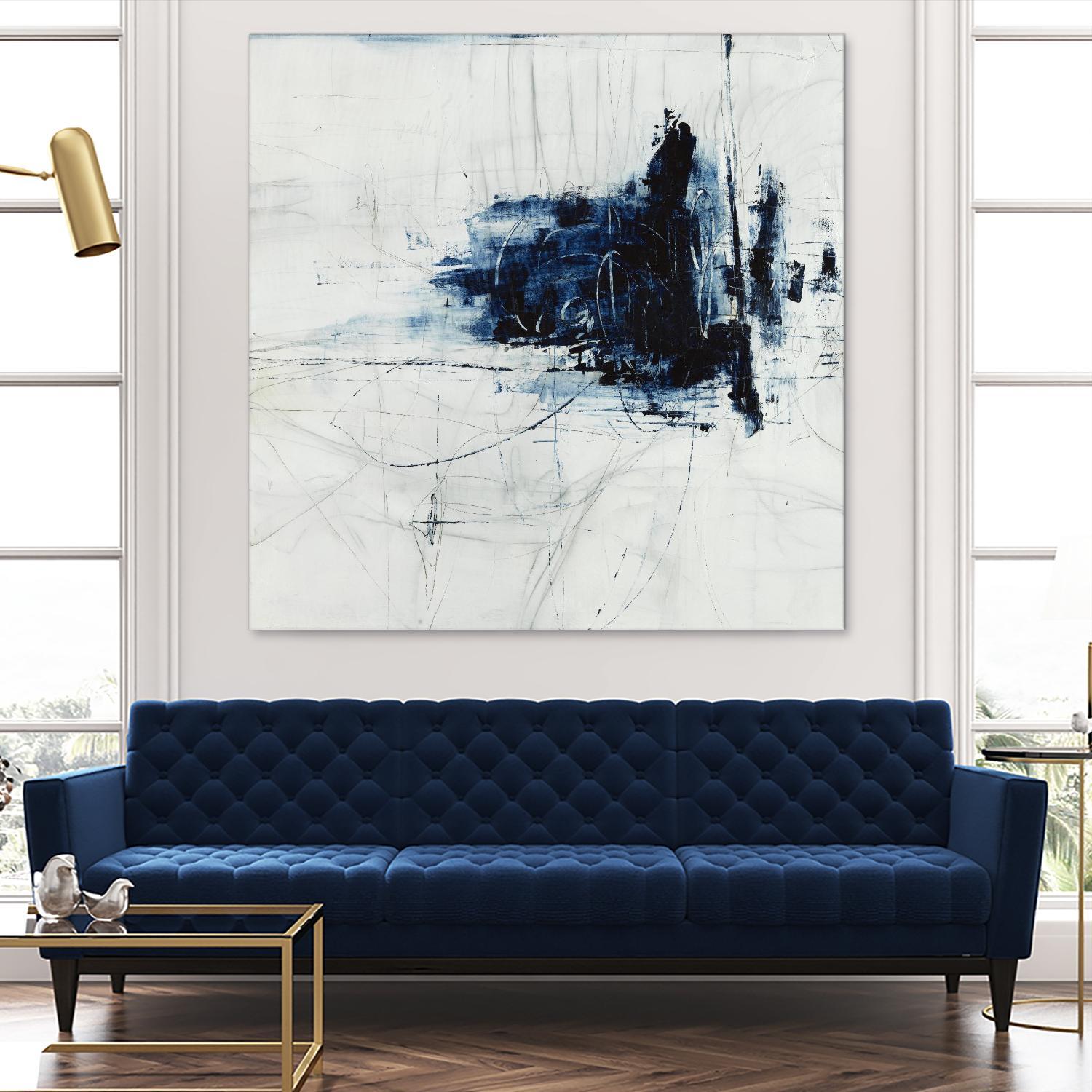 Superior by Daleno Art on GIANT ART - blue abstract abstrait