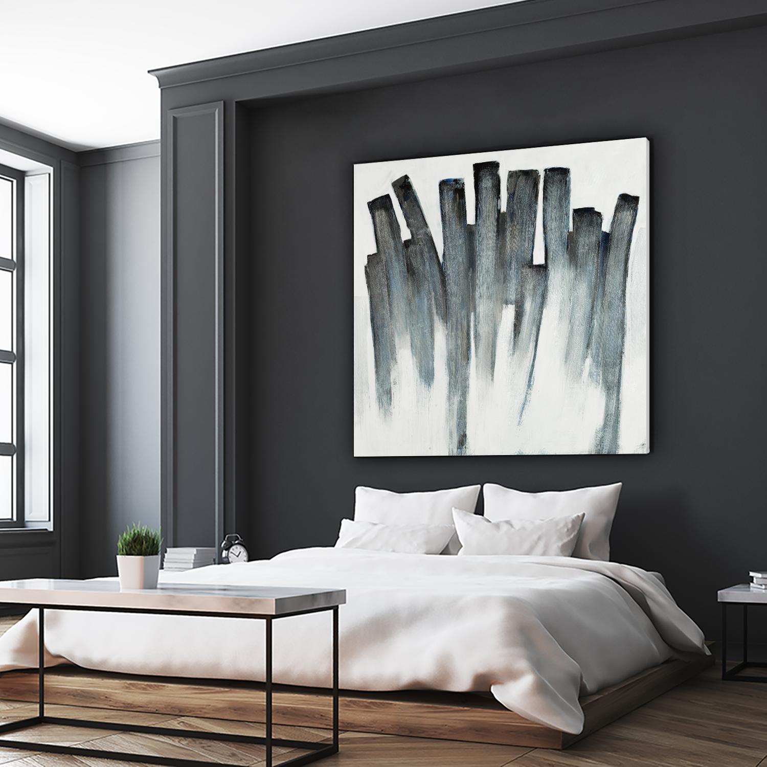 Graphite Spirits by Daleno Art on GIANT ART - blue abstract abstrait