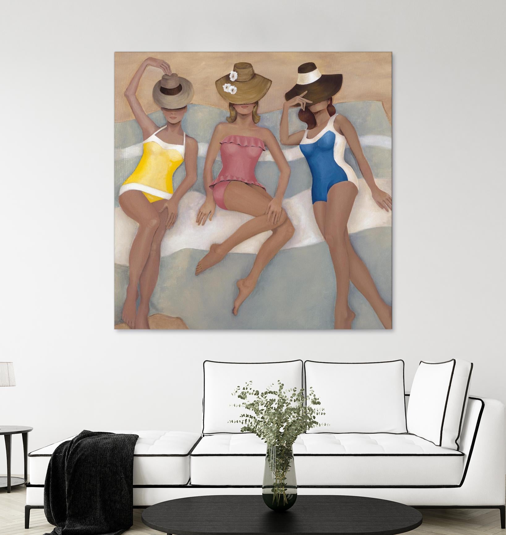 The Orange County Club.tif by Daleno Art on GIANT ART - beige costal beach