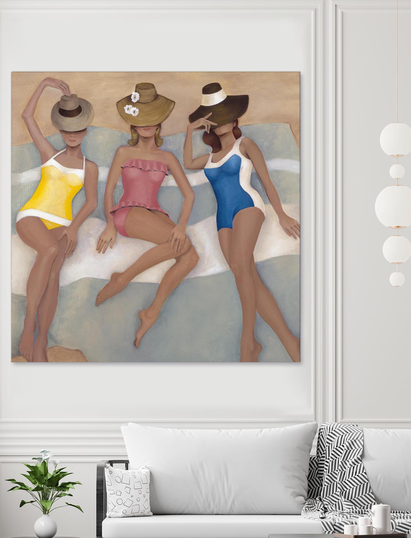 The Orange County Club.tif by Daleno Art on GIANT ART - beige costal beach