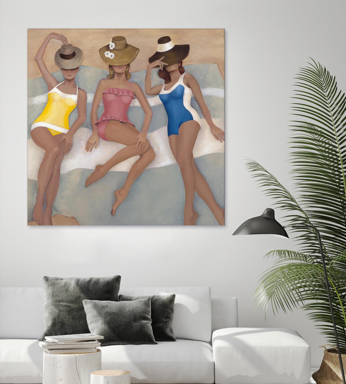 The Orange County Club.tif by Daleno Art on GIANT ART - beige costal beach