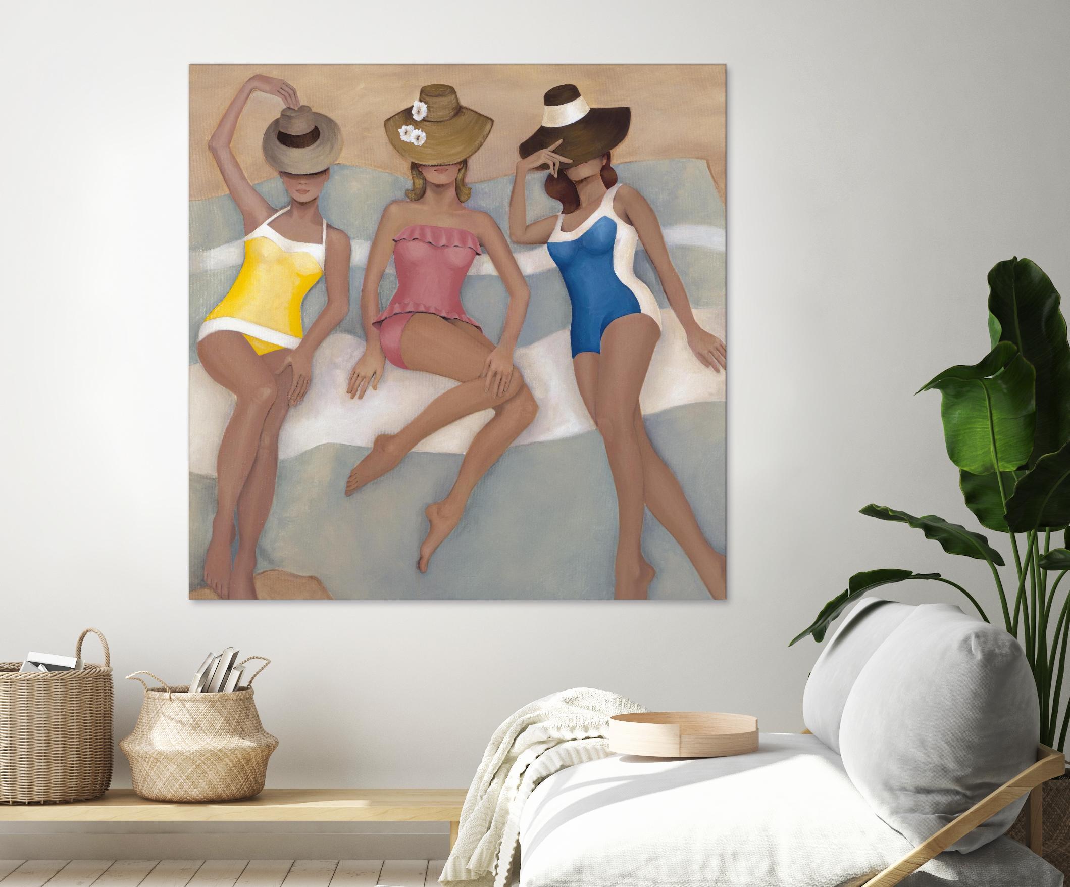 The Orange County Club.tif by Daleno Art on GIANT ART - beige costal beach