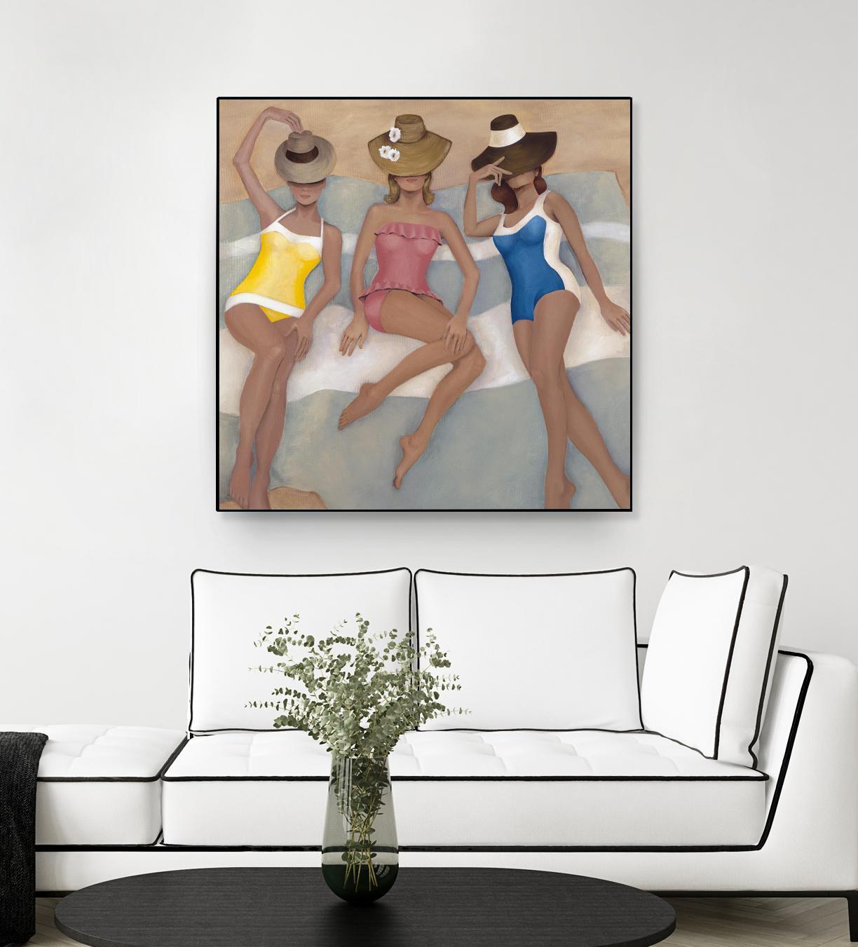 The Orange County Club.tif by Daleno Art on GIANT ART - beige costal beach