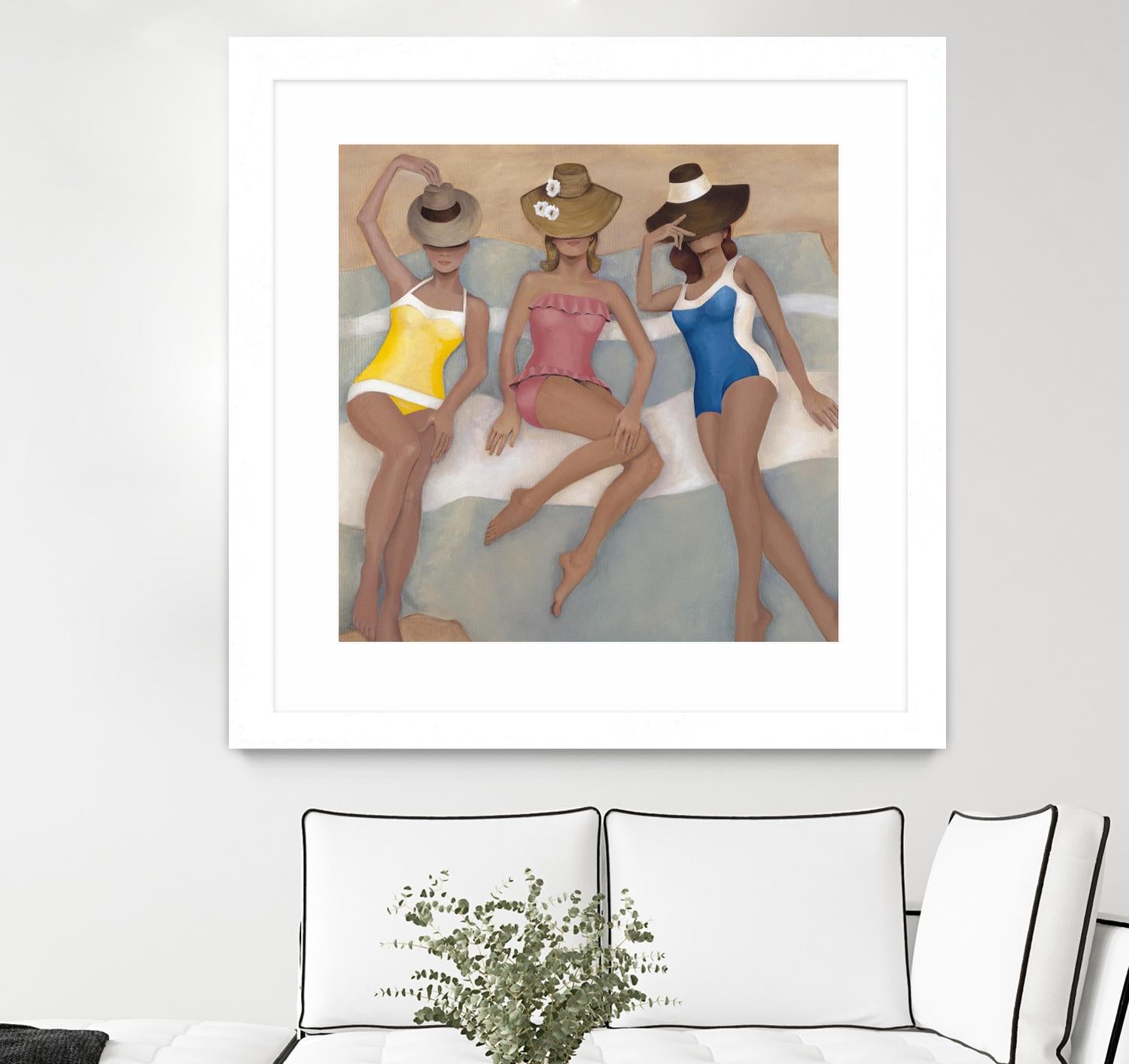 The Orange County Club.tif by Daleno Art on GIANT ART - beige costal beach