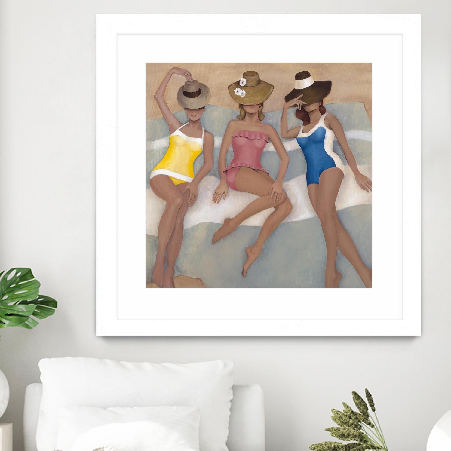 The Orange County Club.tif by Daleno Art on GIANT ART - beige costal beach