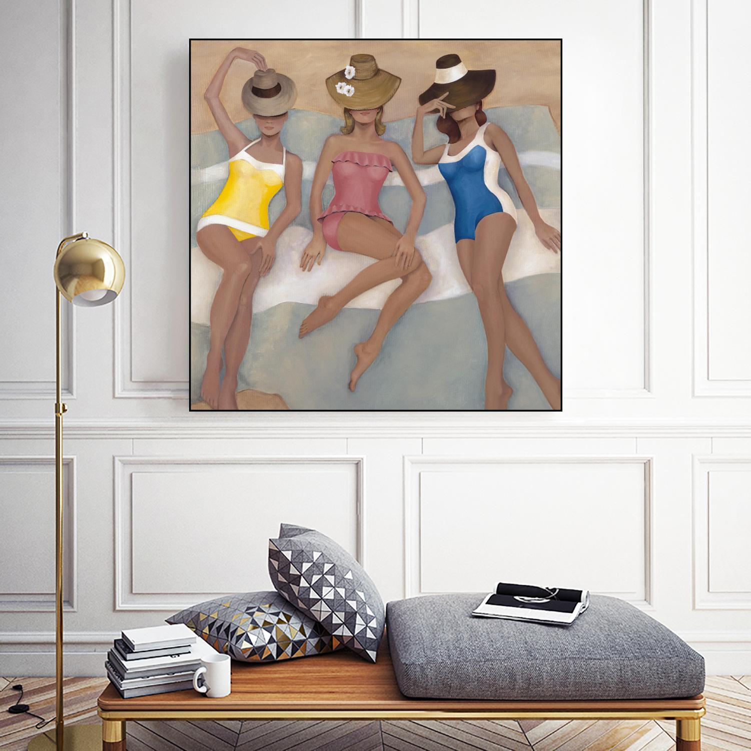 The Orange County Club.tif by Daleno Art on GIANT ART - beige costal beach