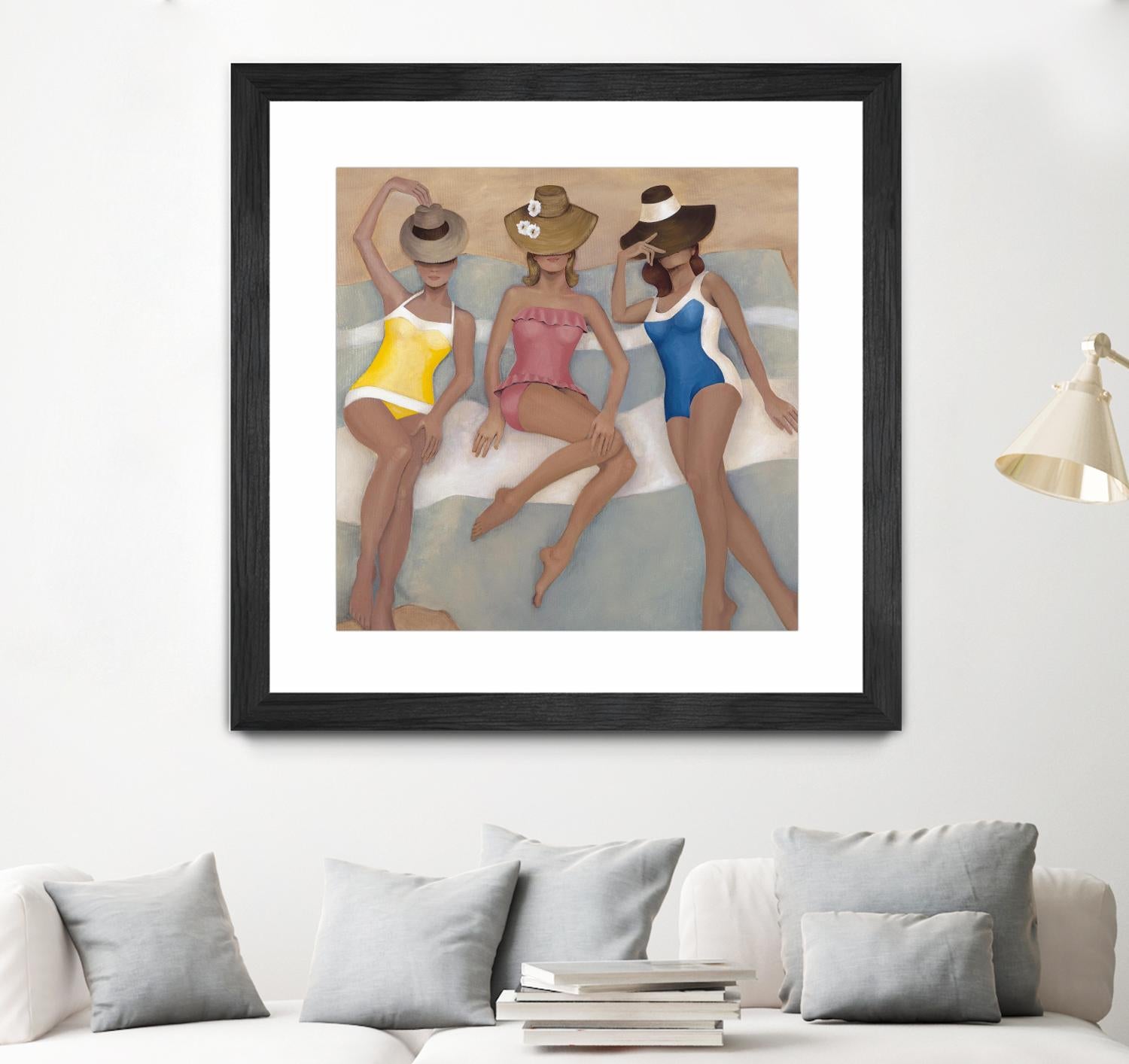 The Orange County Club.tif by Daleno Art on GIANT ART - beige costal beach