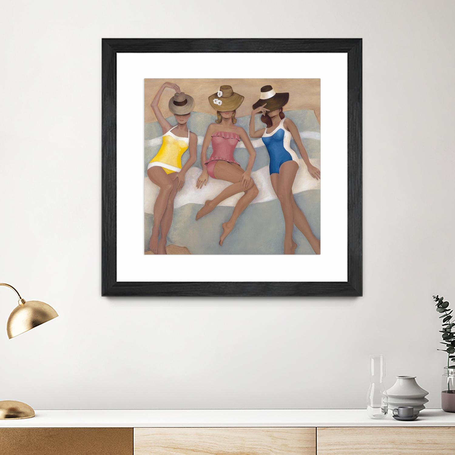 The Orange County Club.tif by Daleno Art on GIANT ART - beige costal beach