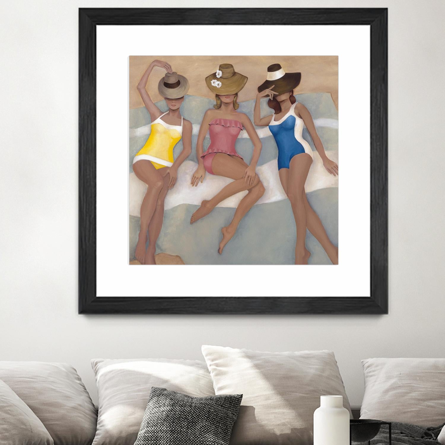 The Orange County Club.tif by Daleno Art on GIANT ART - beige costal beach