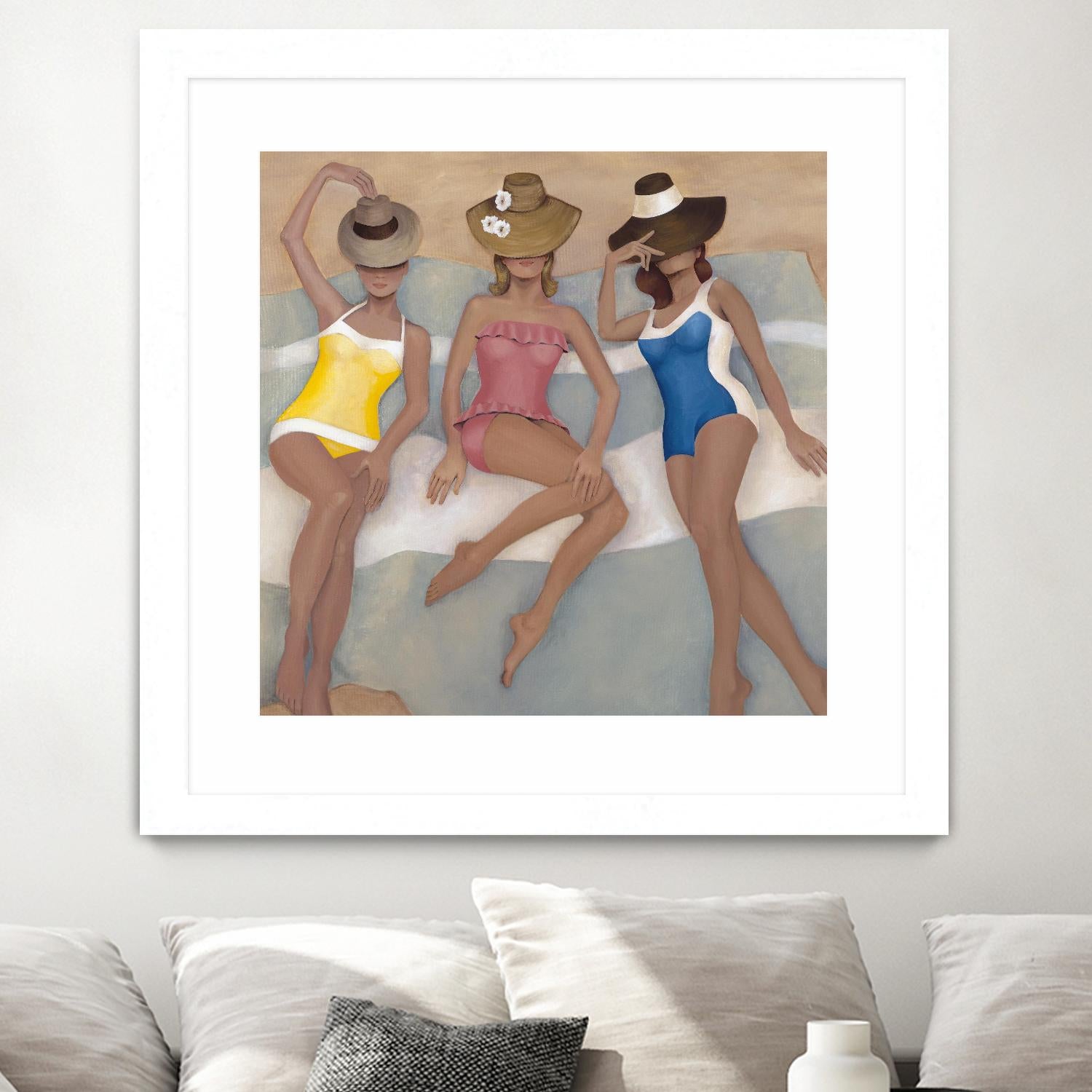 The Orange County Club.tif by Daleno Art on GIANT ART - beige costal beach