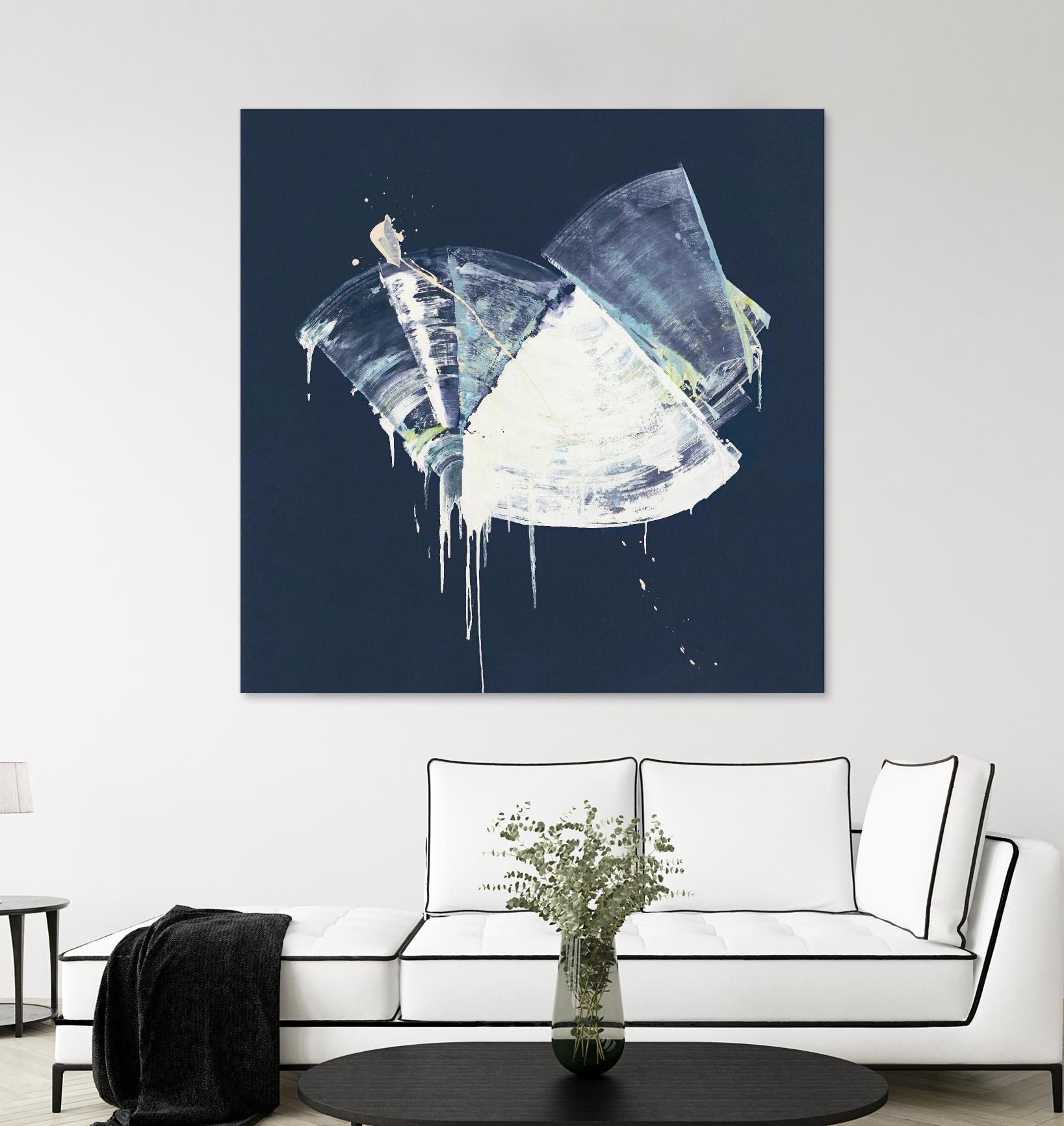 Bells in Motion by Daleno Art on GIANT ART - green abstract abstrait