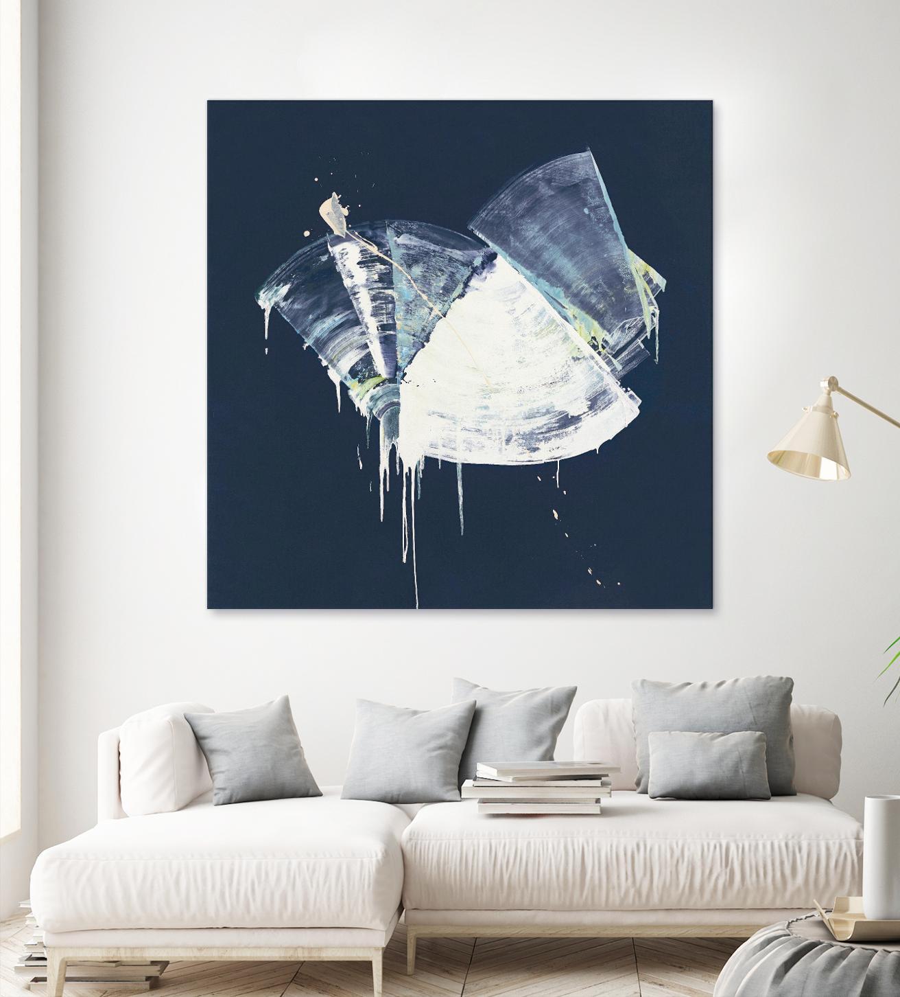 Bells in Motion by Daleno Art on GIANT ART - green abstract abstrait