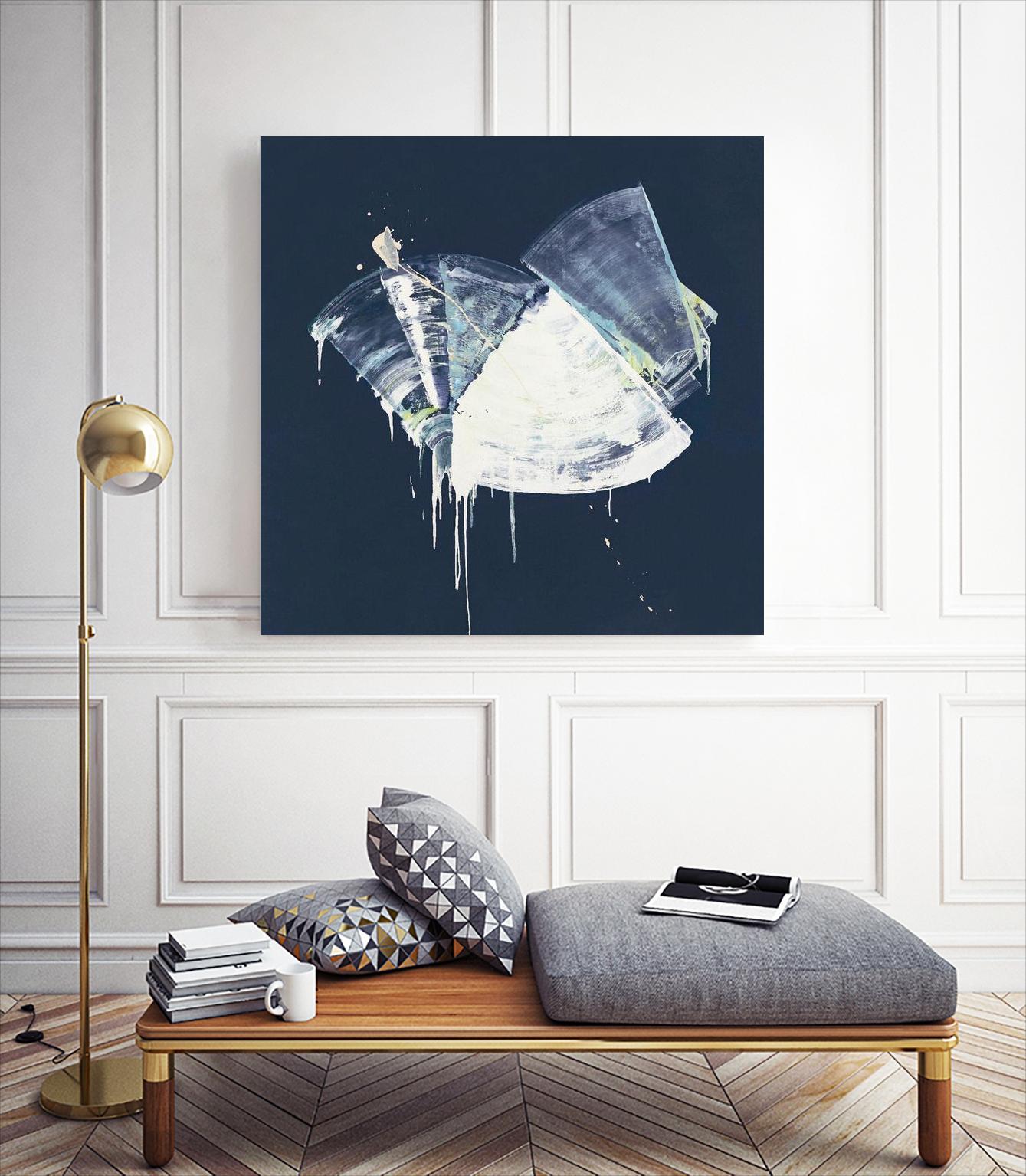 Bells in Motion by Daleno Art on GIANT ART - green abstract abstrait