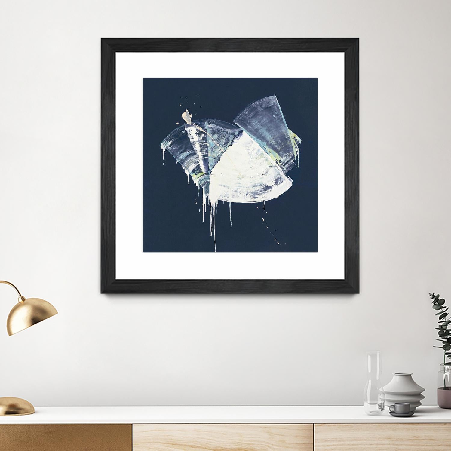 Bells in Motion by Daleno Art on GIANT ART - green abstract abstrait