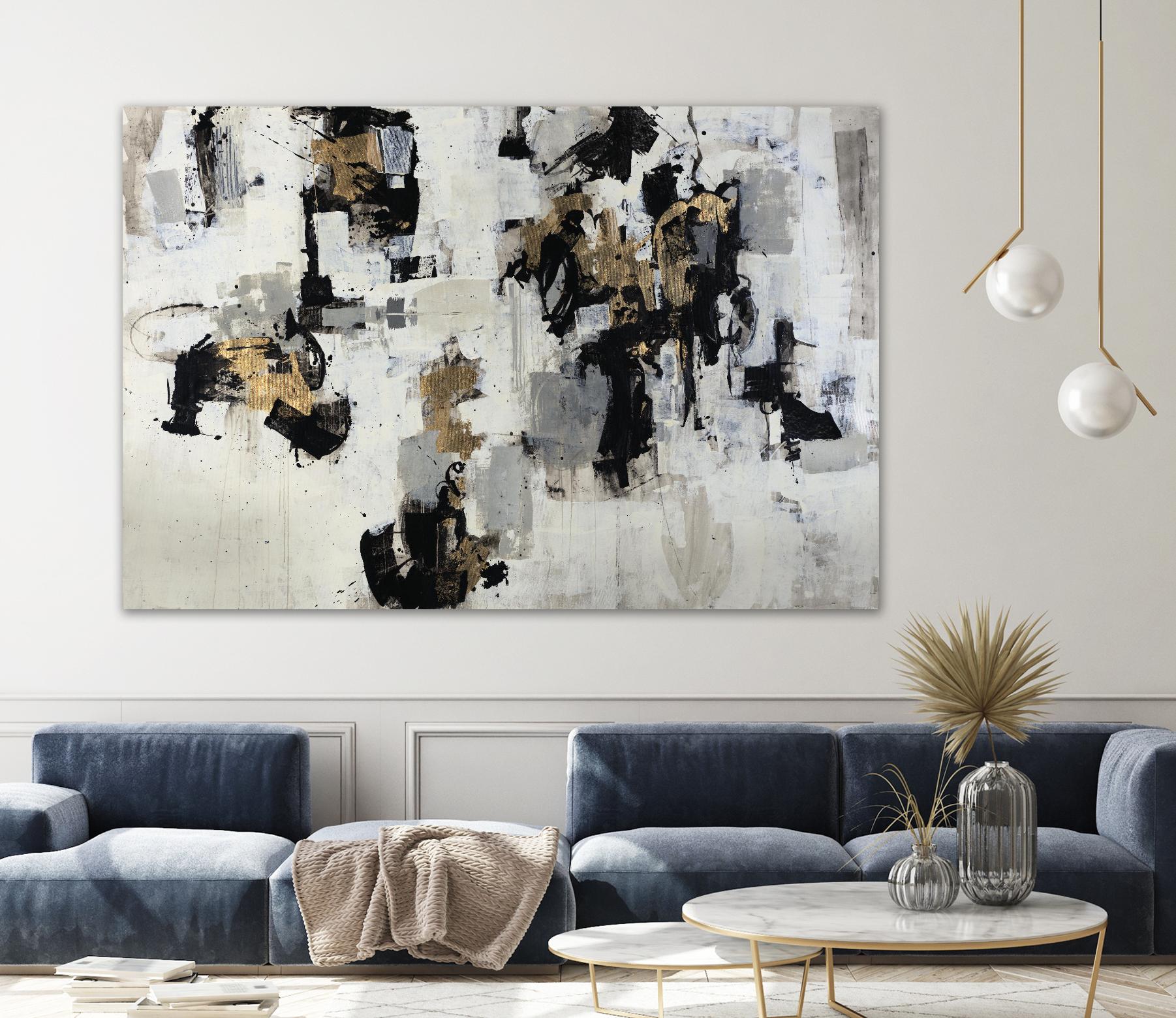 Gold Gloved Boxer by Daleno Art on GIANT ART - gold abstract abstract