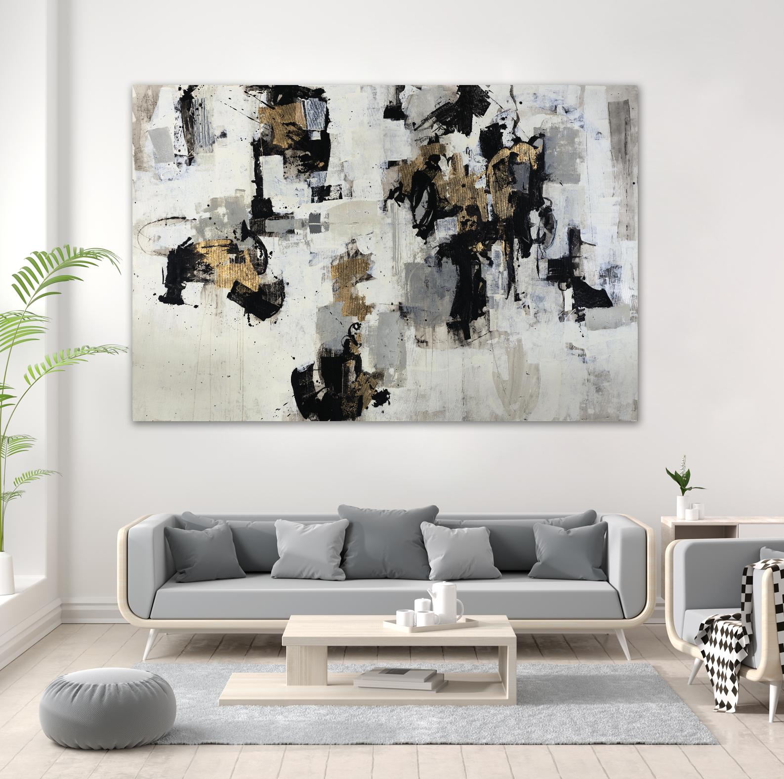 Gold Gloved Boxer by Daleno Art on GIANT ART - gold abstract abstract