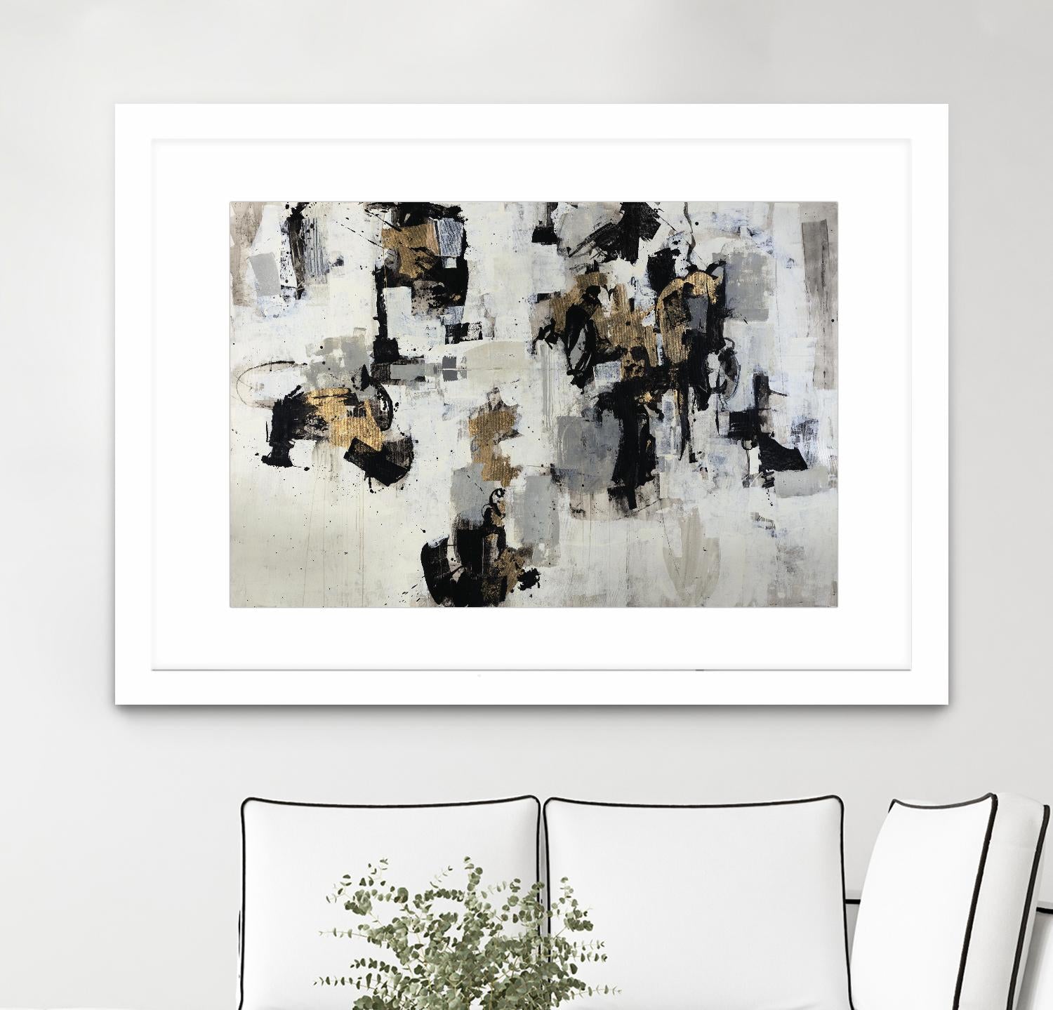 Gold Gloved Boxer by Daleno Art on GIANT ART - gold abstract abstract
