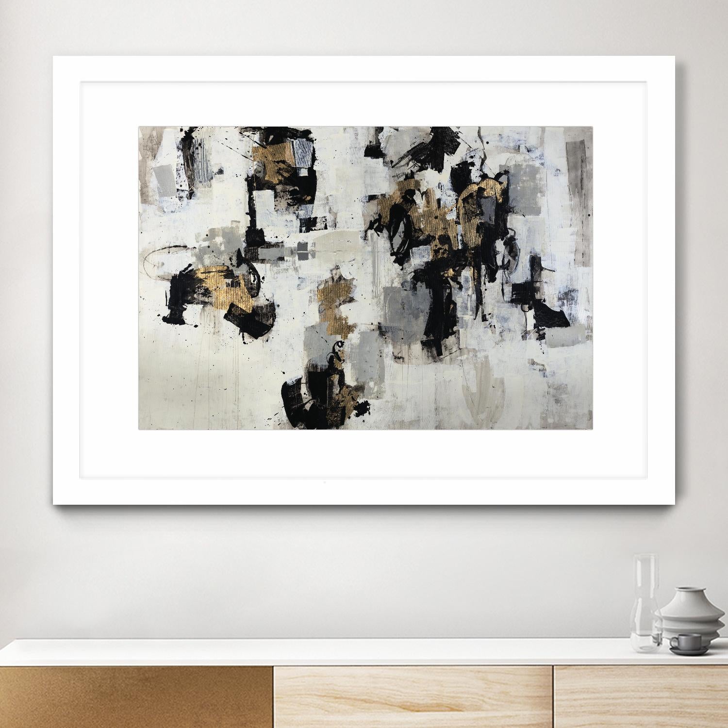 Gold Gloved Boxer by Daleno Art on GIANT ART - gold abstract abstract