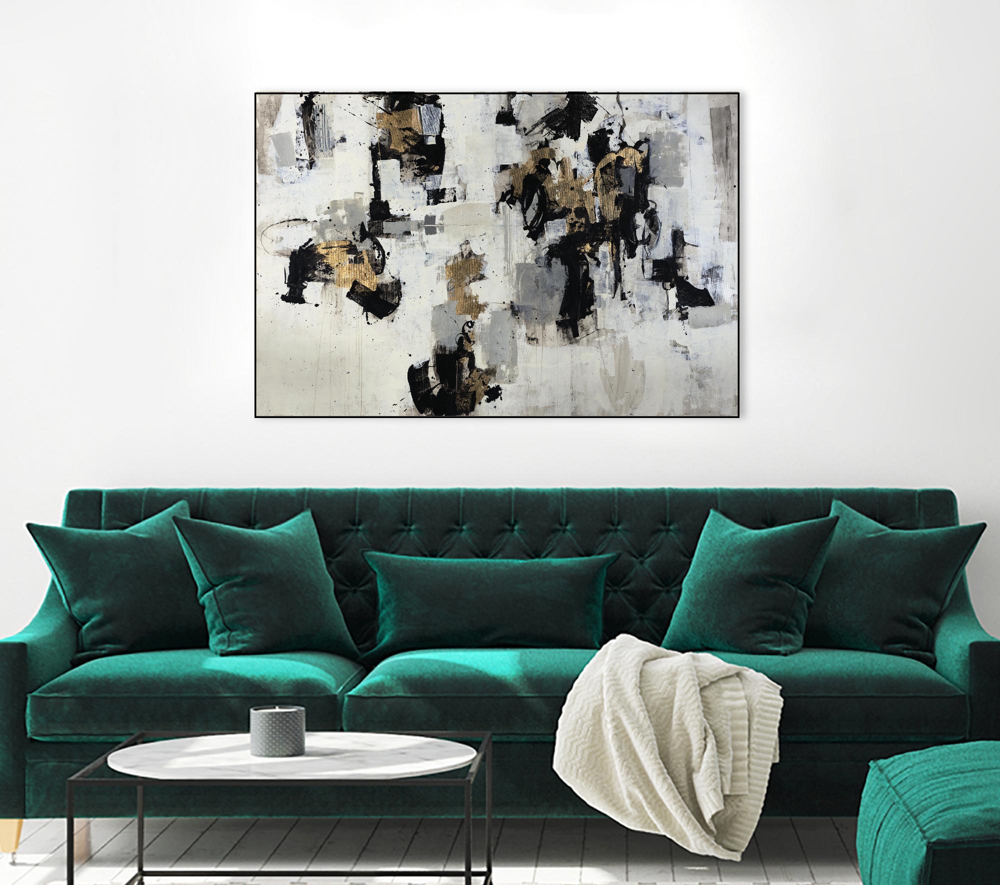 Gold Gloved Boxer by Daleno Art on GIANT ART - gold abstract abstract