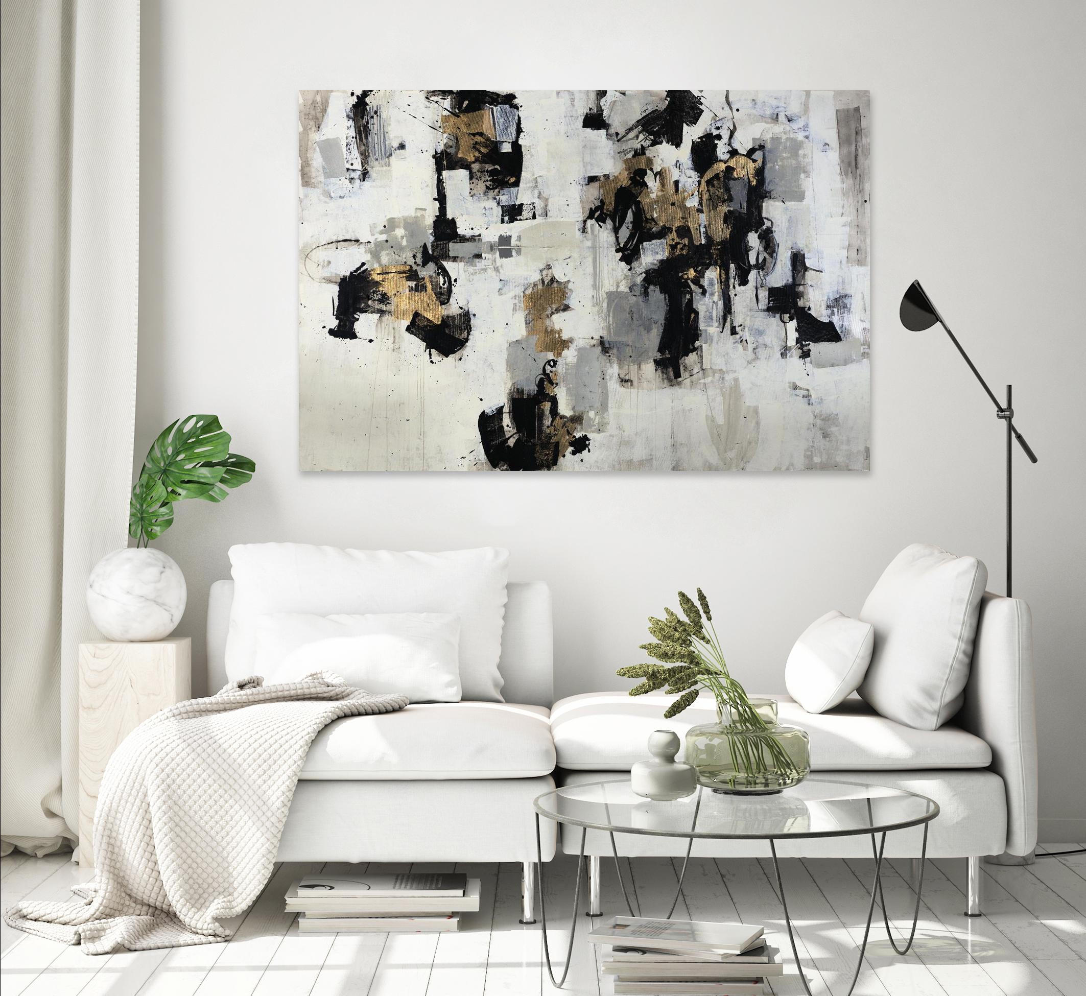 Gold Gloved Boxer by Daleno Art on GIANT ART - gold abstract abstract