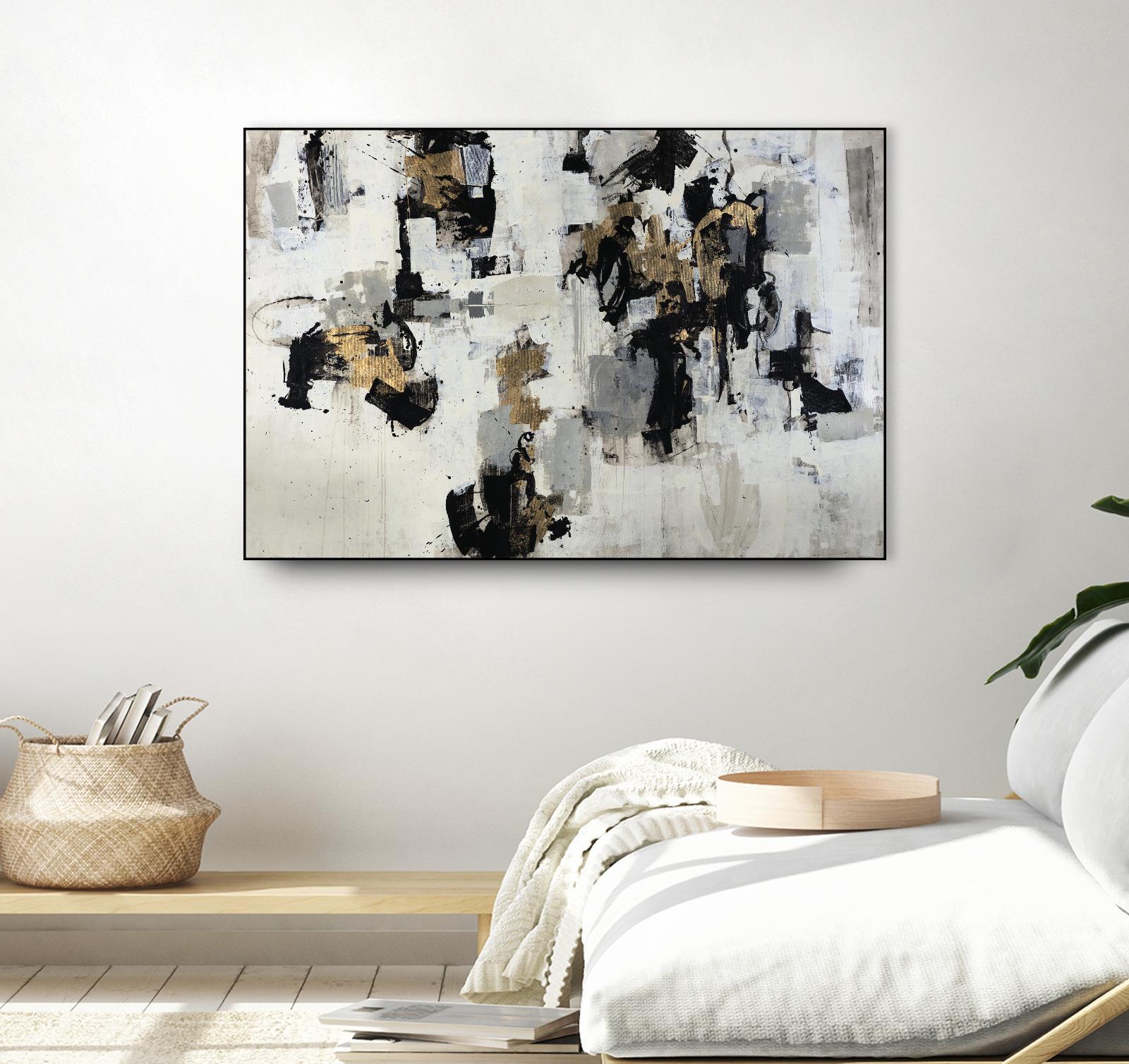 Gold Gloved Boxer by Daleno Art on GIANT ART - gold abstract abstract