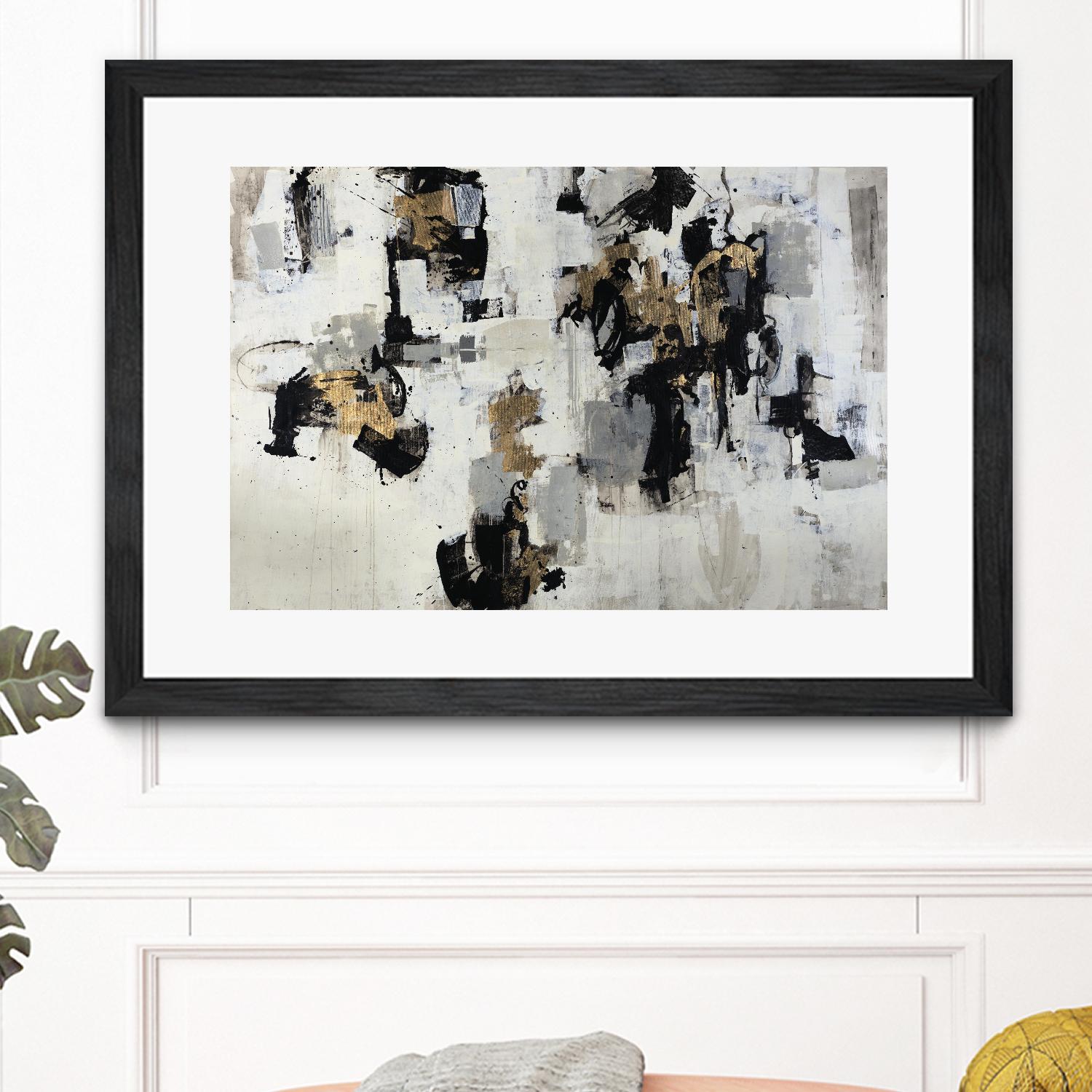 Gold Gloved Boxer by Daleno Art on GIANT ART - gold abstract abstract