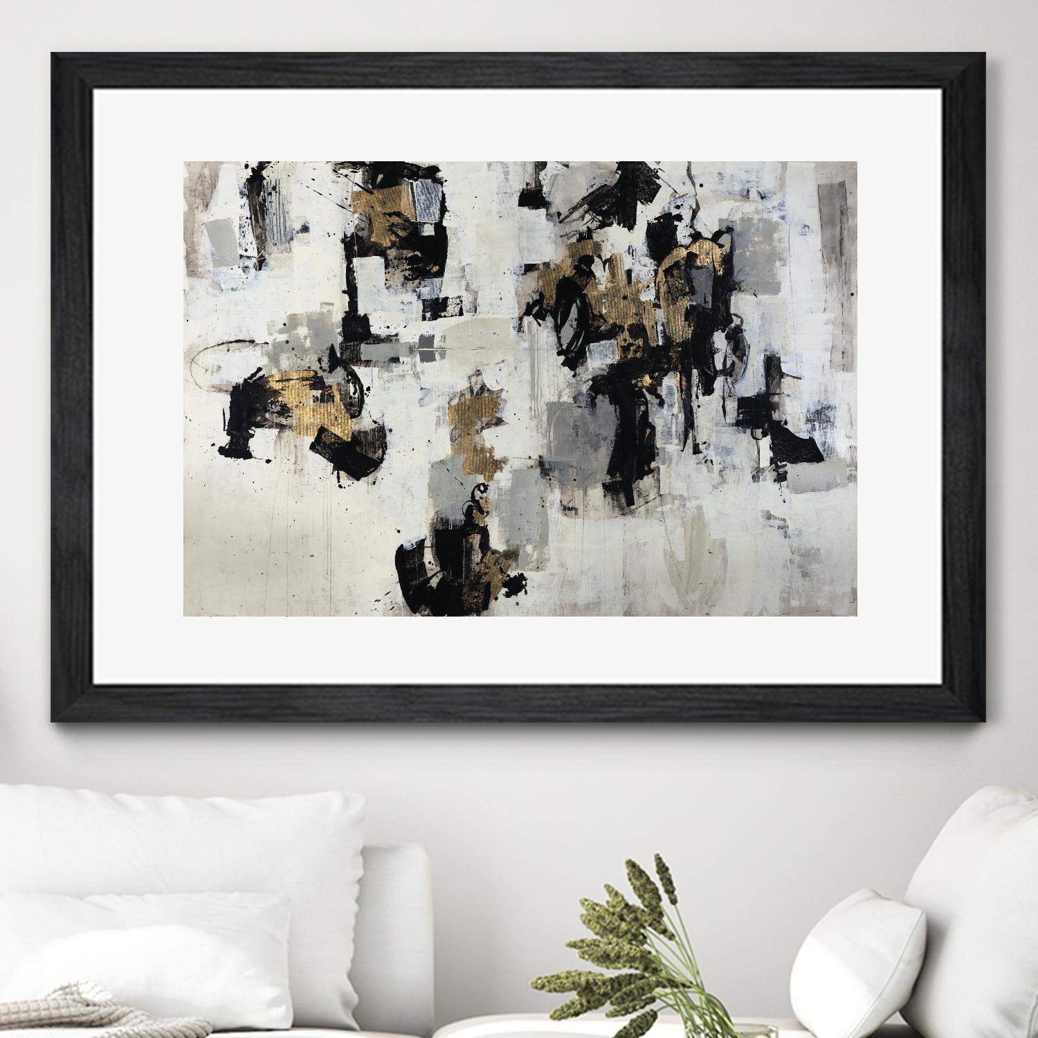 Gold Gloved Boxer by Daleno Art on GIANT ART - gold abstract abstract