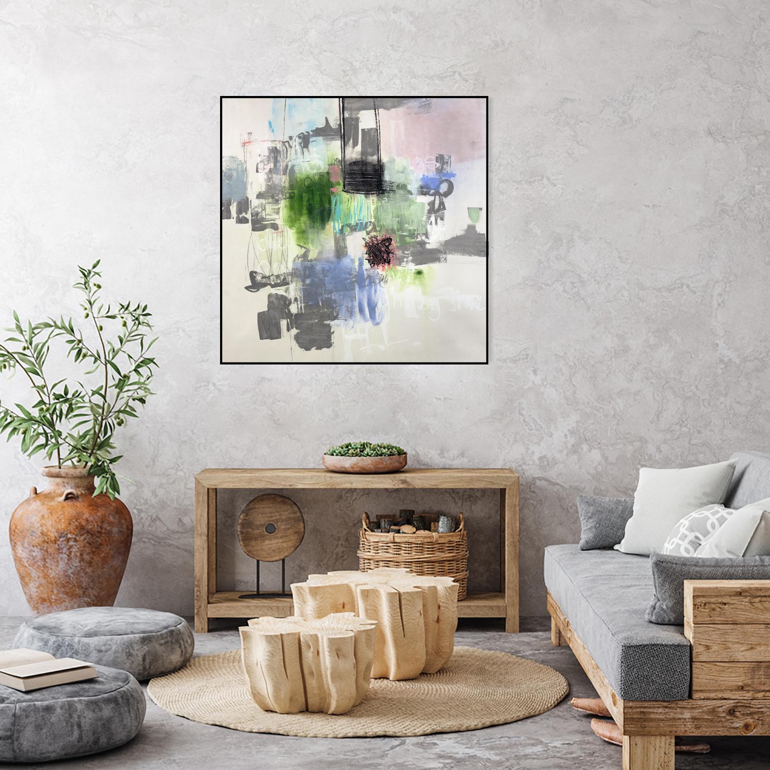 Uncontained by Daleno Art on GIANT ART - grey  abstract abstrait