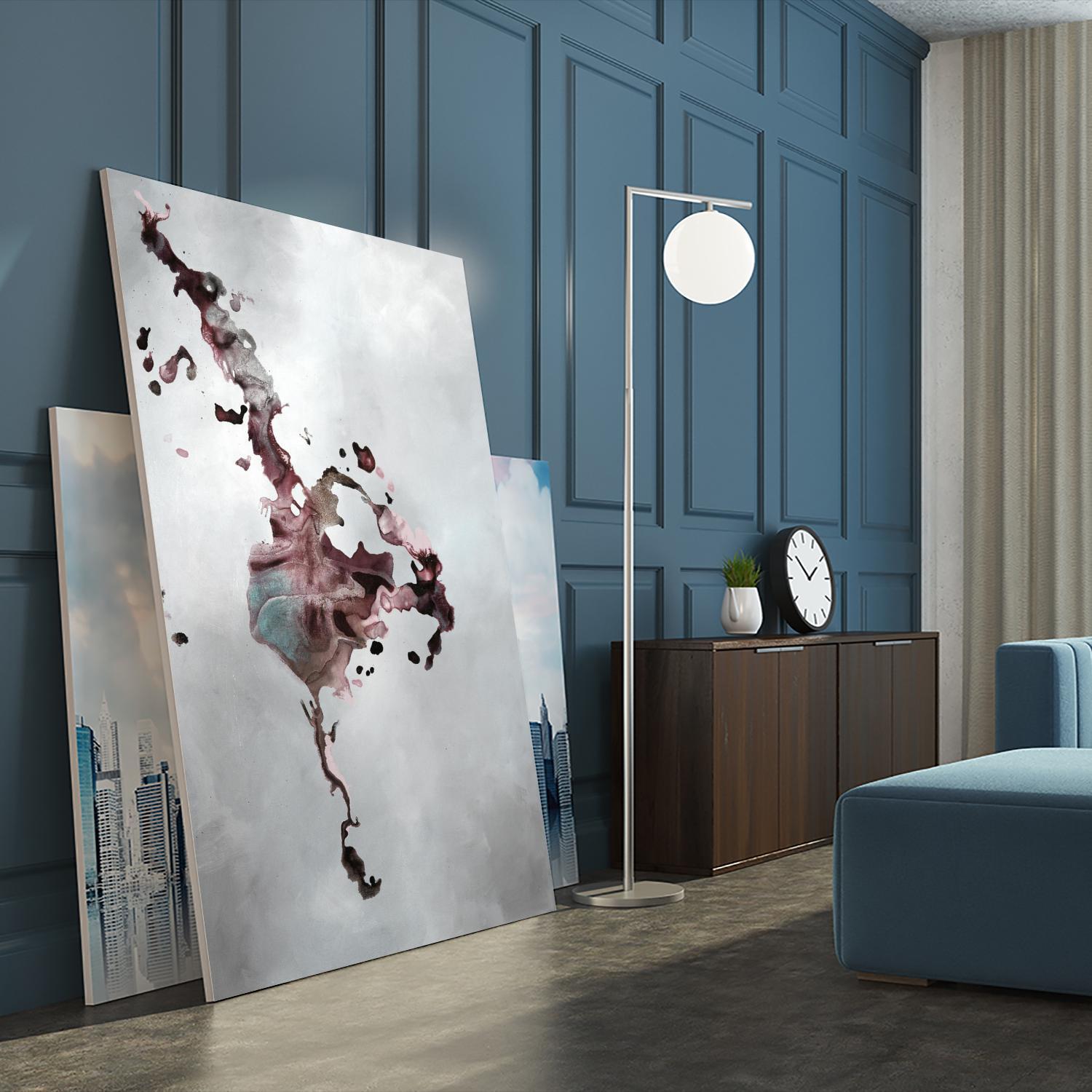 Welcomed Disturbance II by Daleno Art on GIANT ART - pink abstract abstrait