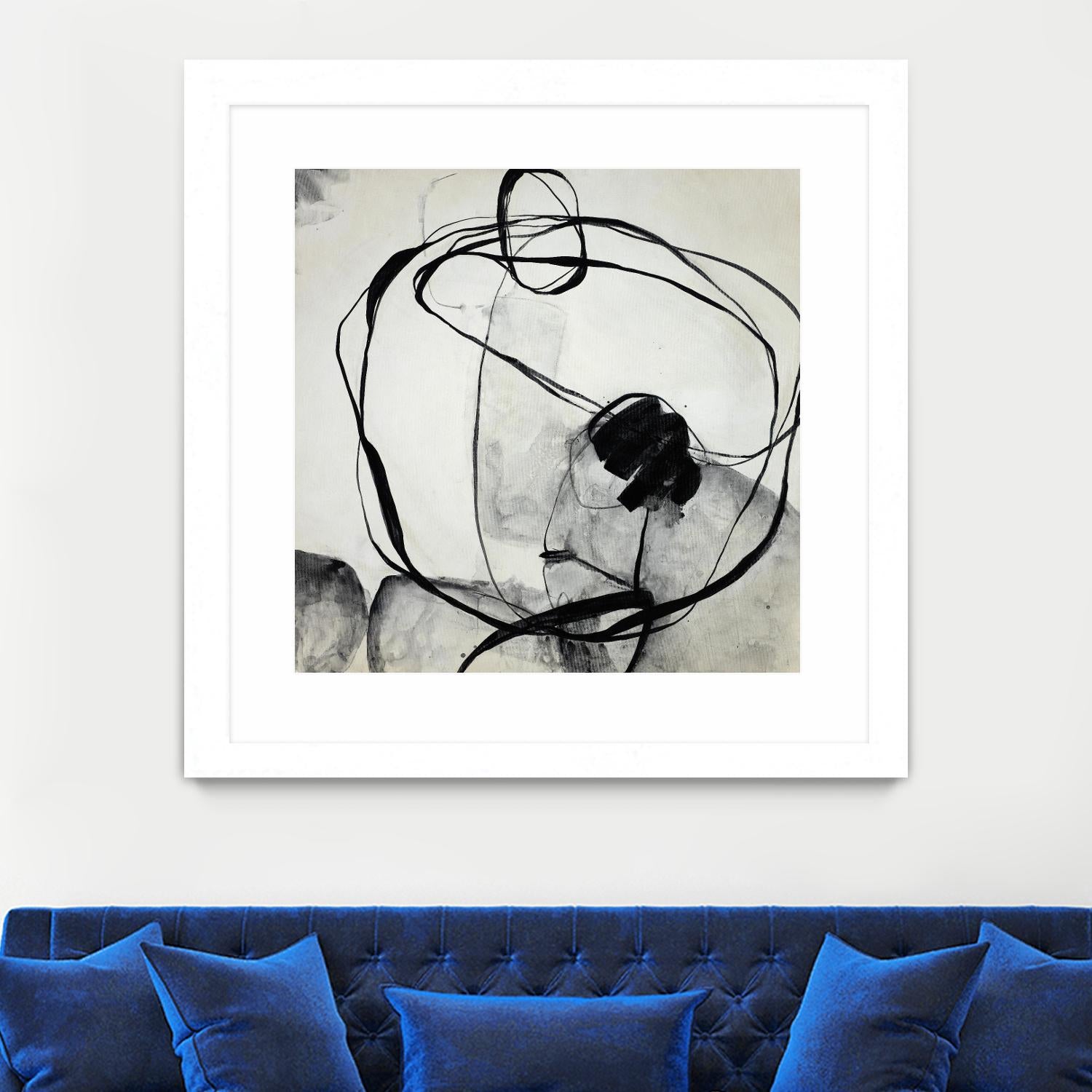 Big Mouth Blabber by Daleno Art on GIANT ART - white black & white abstrait