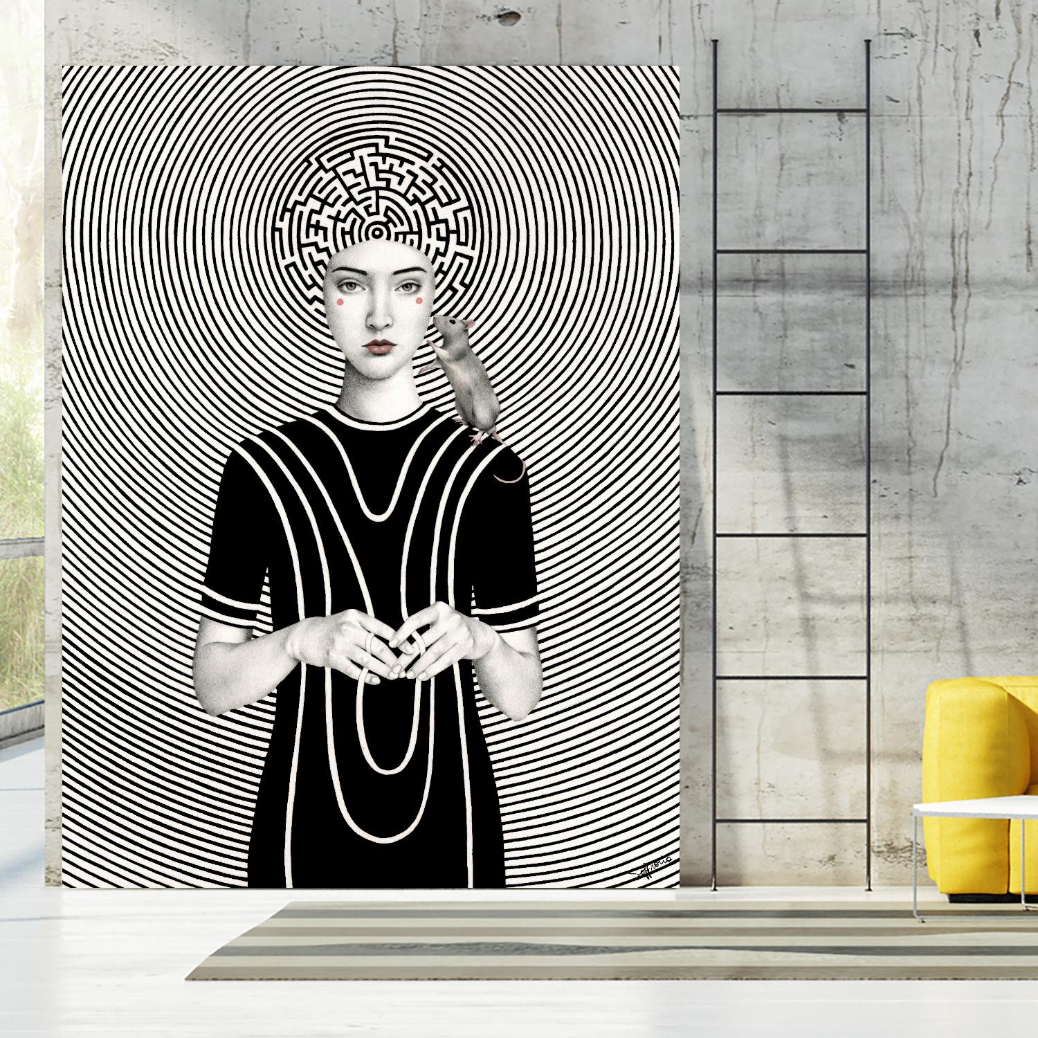 Mara by Sofia Bonati on GIANT ART - white men and women