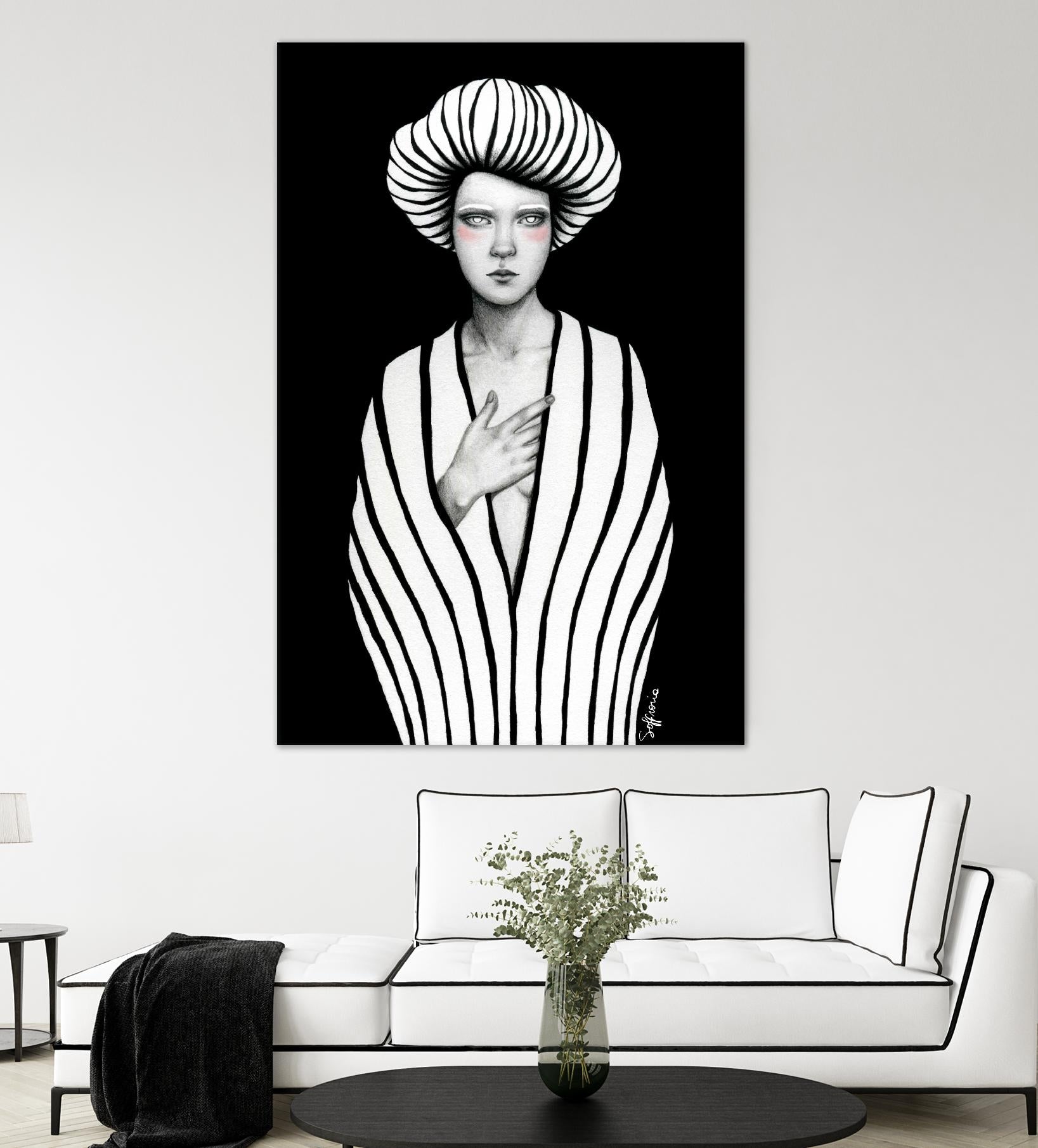 Elaine by Sofia Bonati on GIANT ART - black men and women