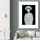 Elaine by Sofia Bonati on GIANT ART - black men and women