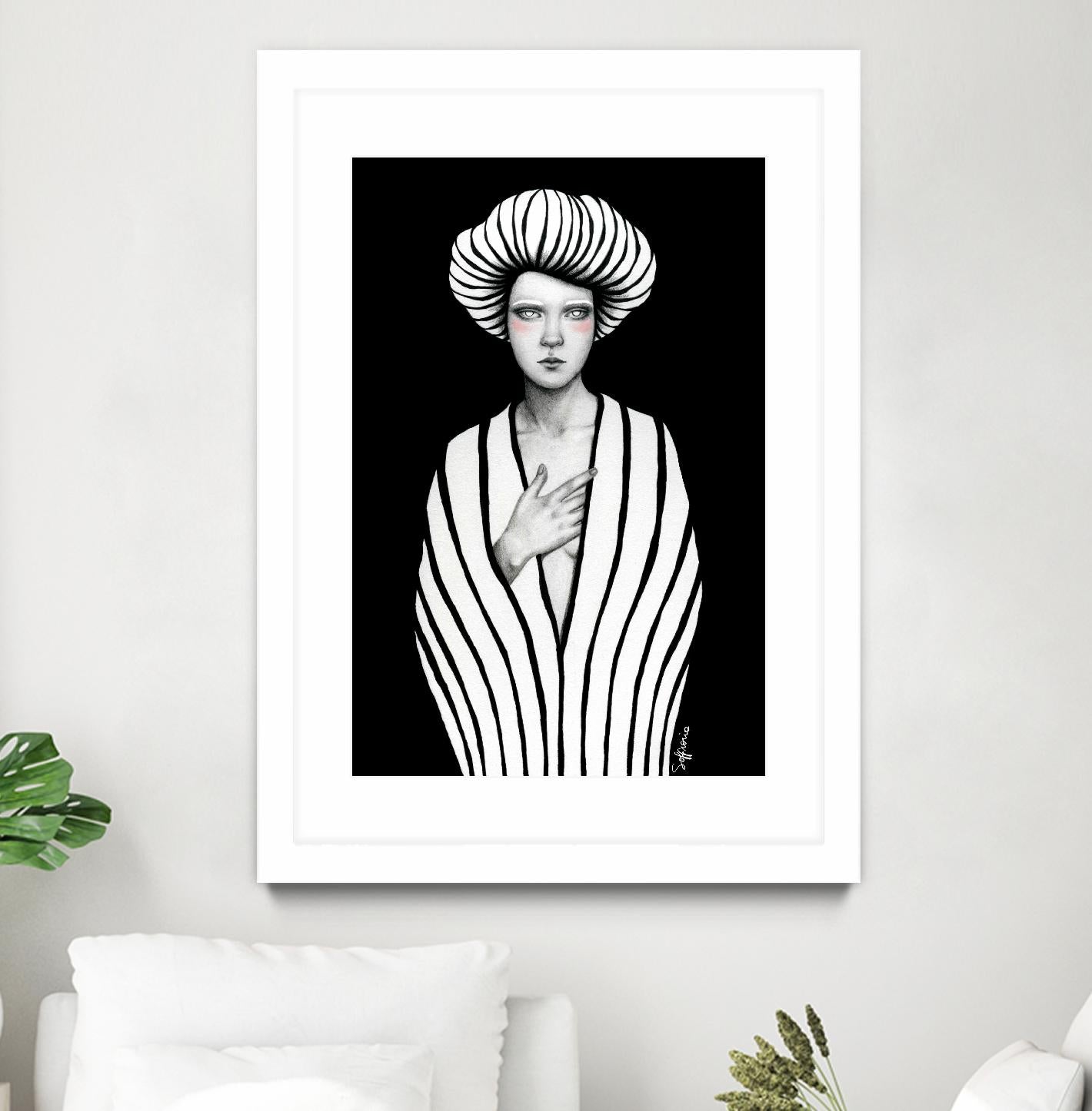 Elaine by Sofia Bonati on GIANT ART - black men and women