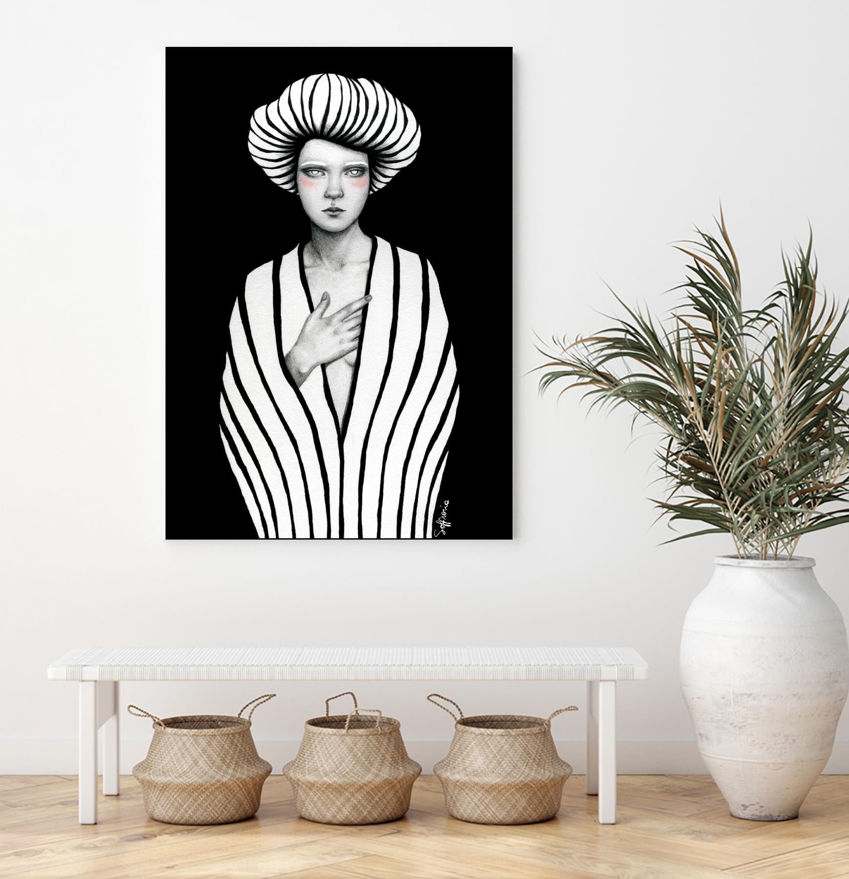 Elaine by Sofia Bonati on GIANT ART - black men and women