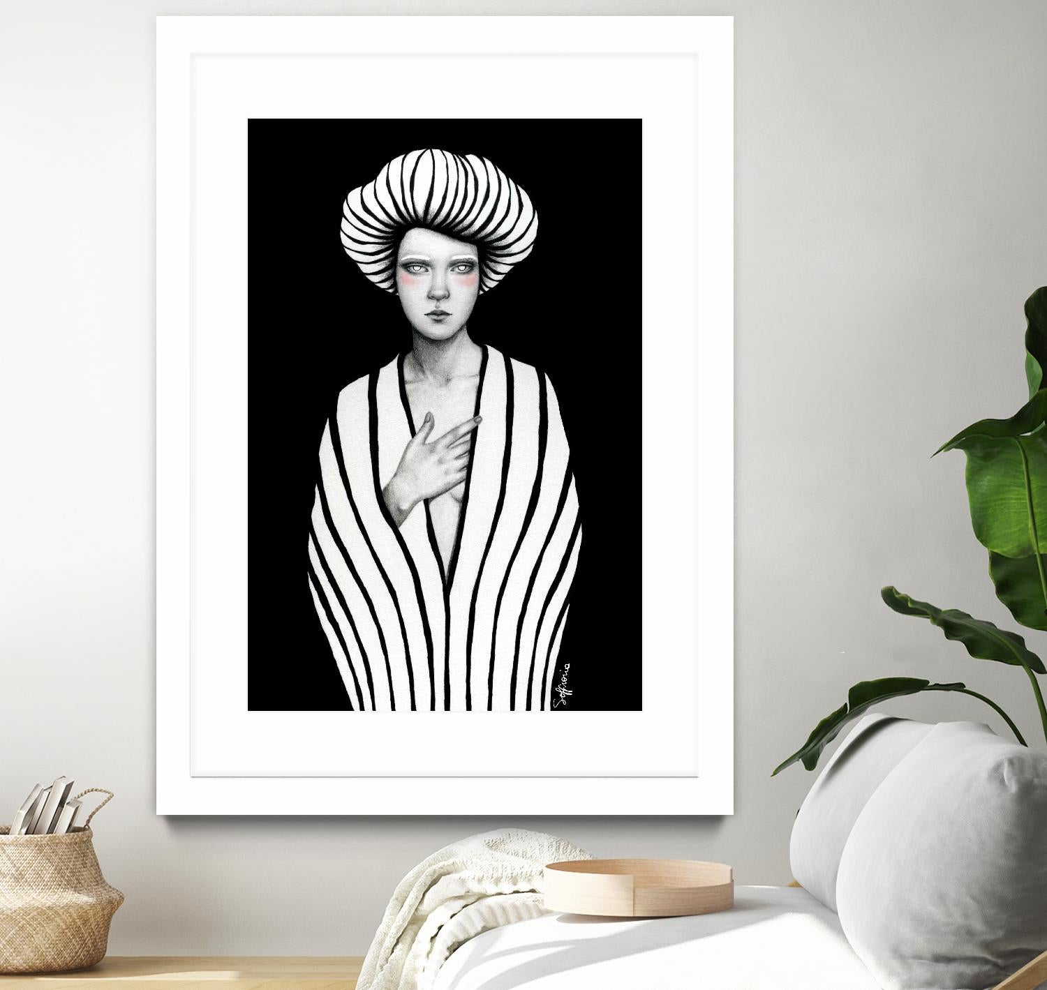 Elaine by Sofia Bonati on GIANT ART - black men and women