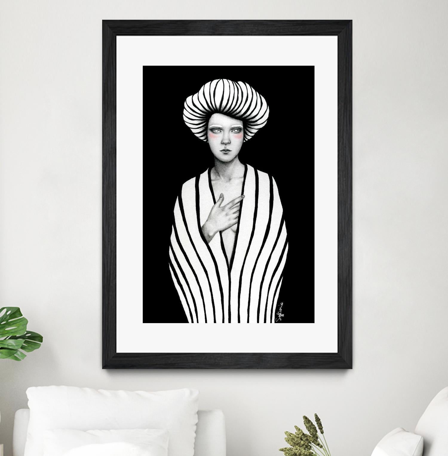 Elaine by Sofia Bonati on GIANT ART - black men and women